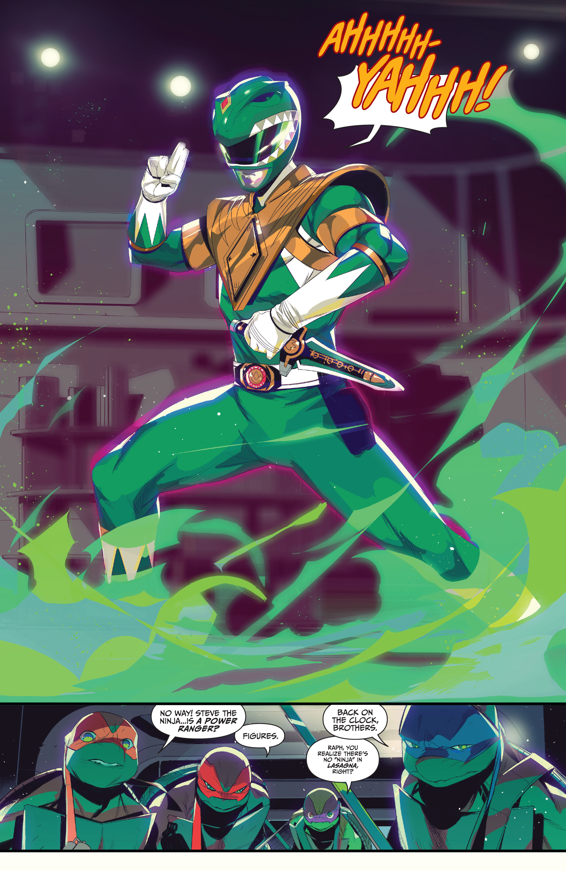 Mighty Morphin Power Rangers/Teenage Mutant Ninja Turtles (2019-): Chapter 1 - Page 18