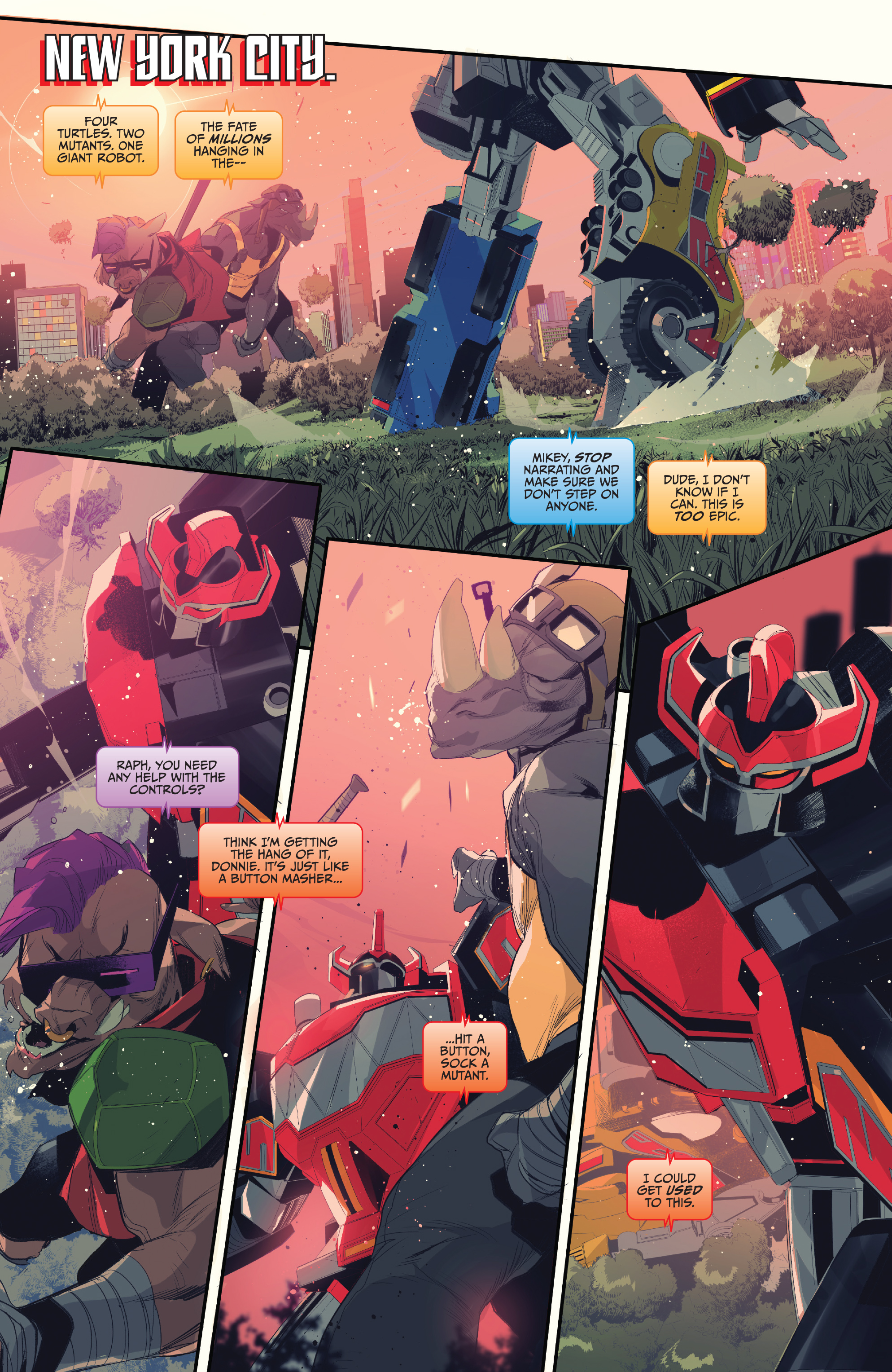 Mighty Morphin Power Rangers/Teenage Mutant Ninja Turtles (2019-): Chapter 5 - Page 3