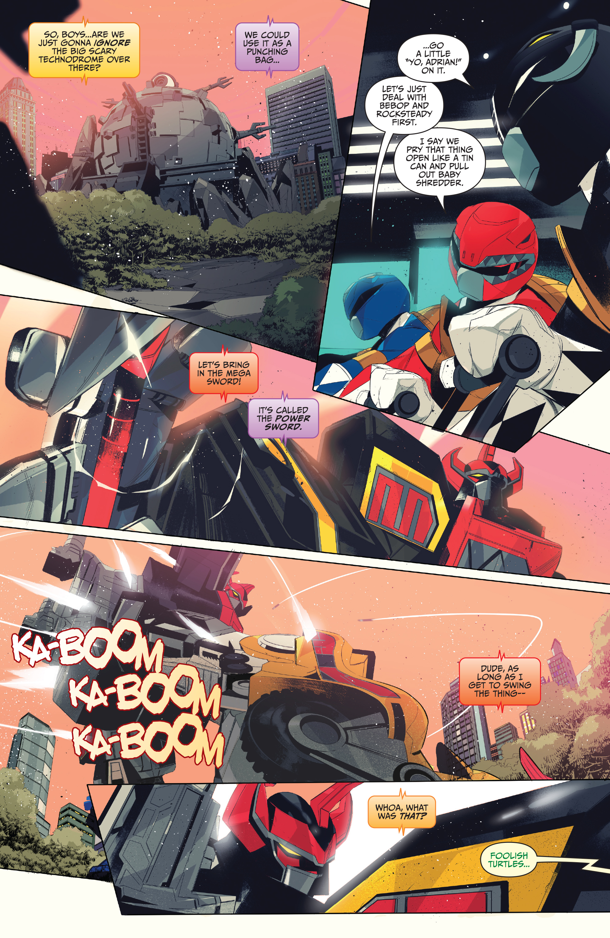 Mighty Morphin Power Rangers/Teenage Mutant Ninja Turtles (2019-): Chapter 5 - Page 4
