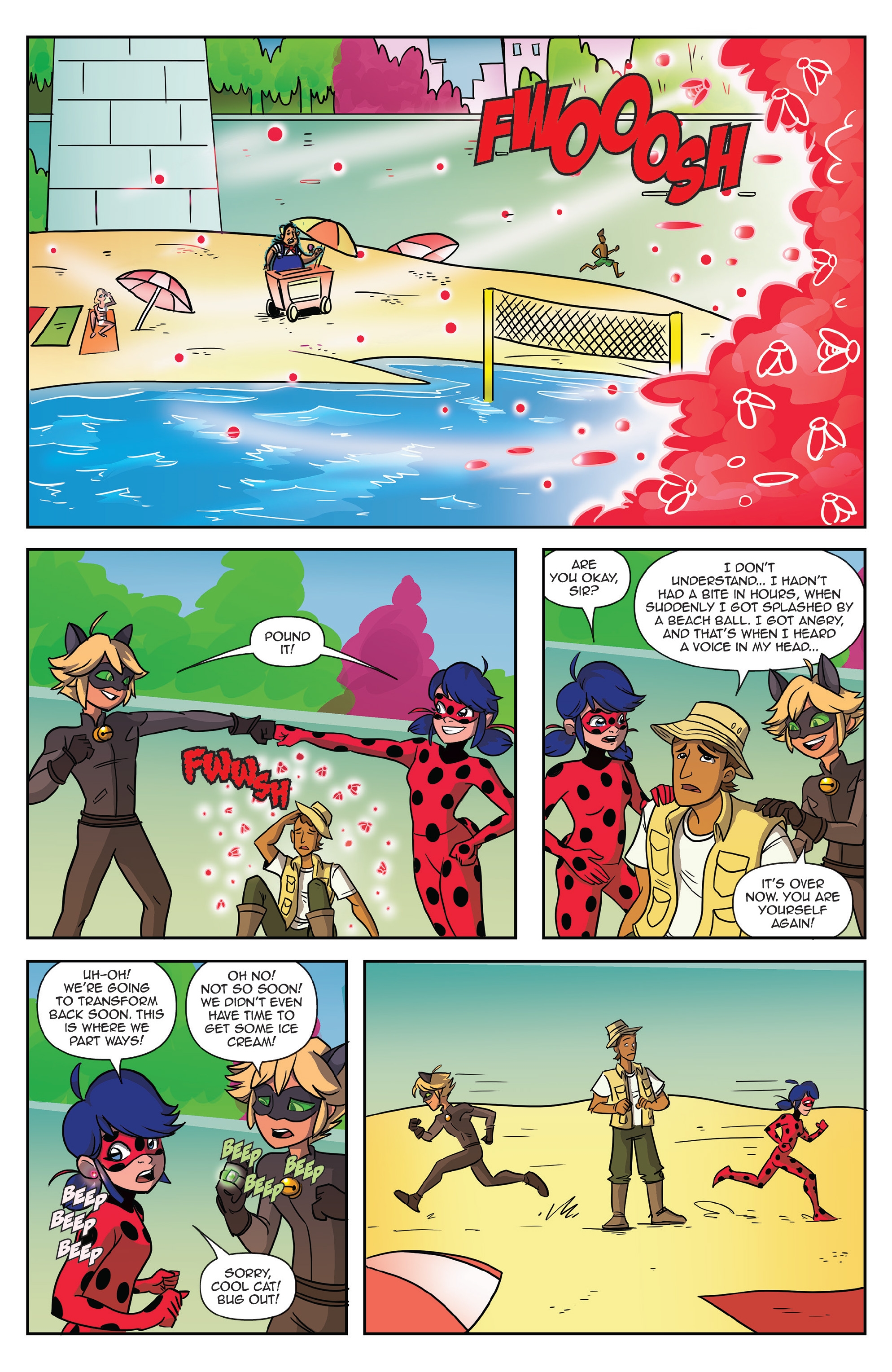 Comics noir and ladybug chat Miraculous Comic