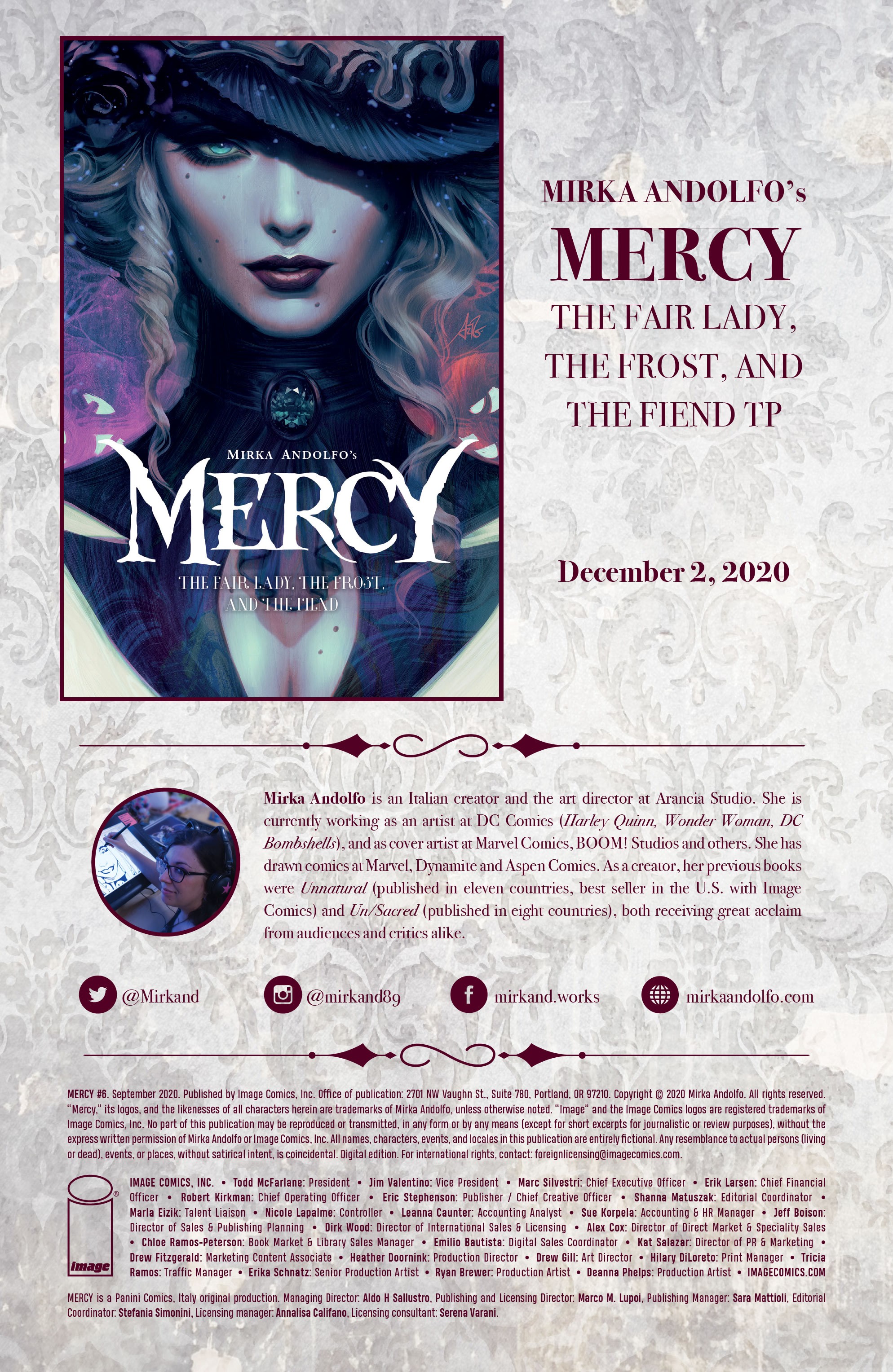 Mirka Andolfo's Mercy (2020-): Chapter 6 - Page 2