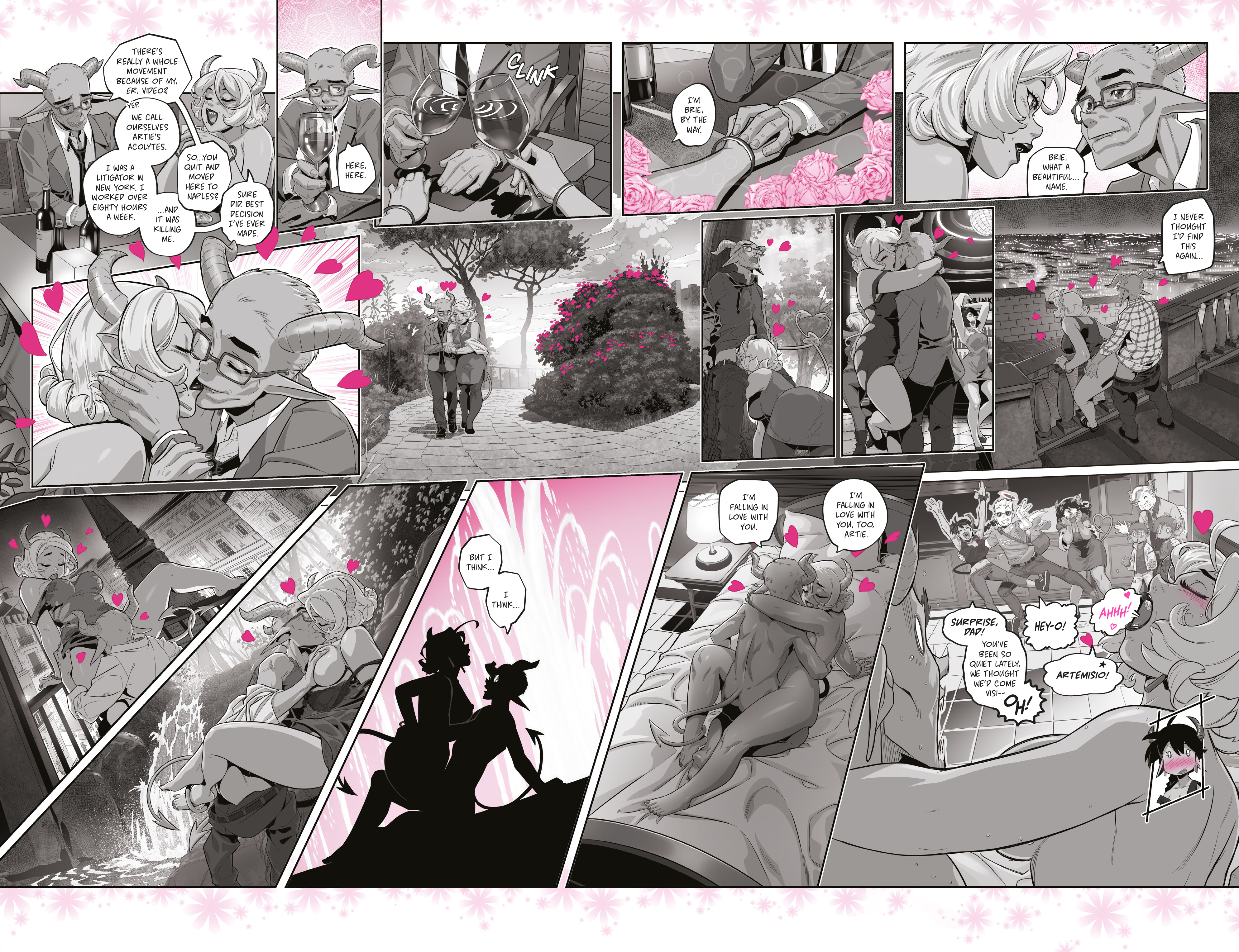 Mirka Andolfo's Sweet Paprika: Black, White, & Pink (2023-): Chapter 1 - Page 8