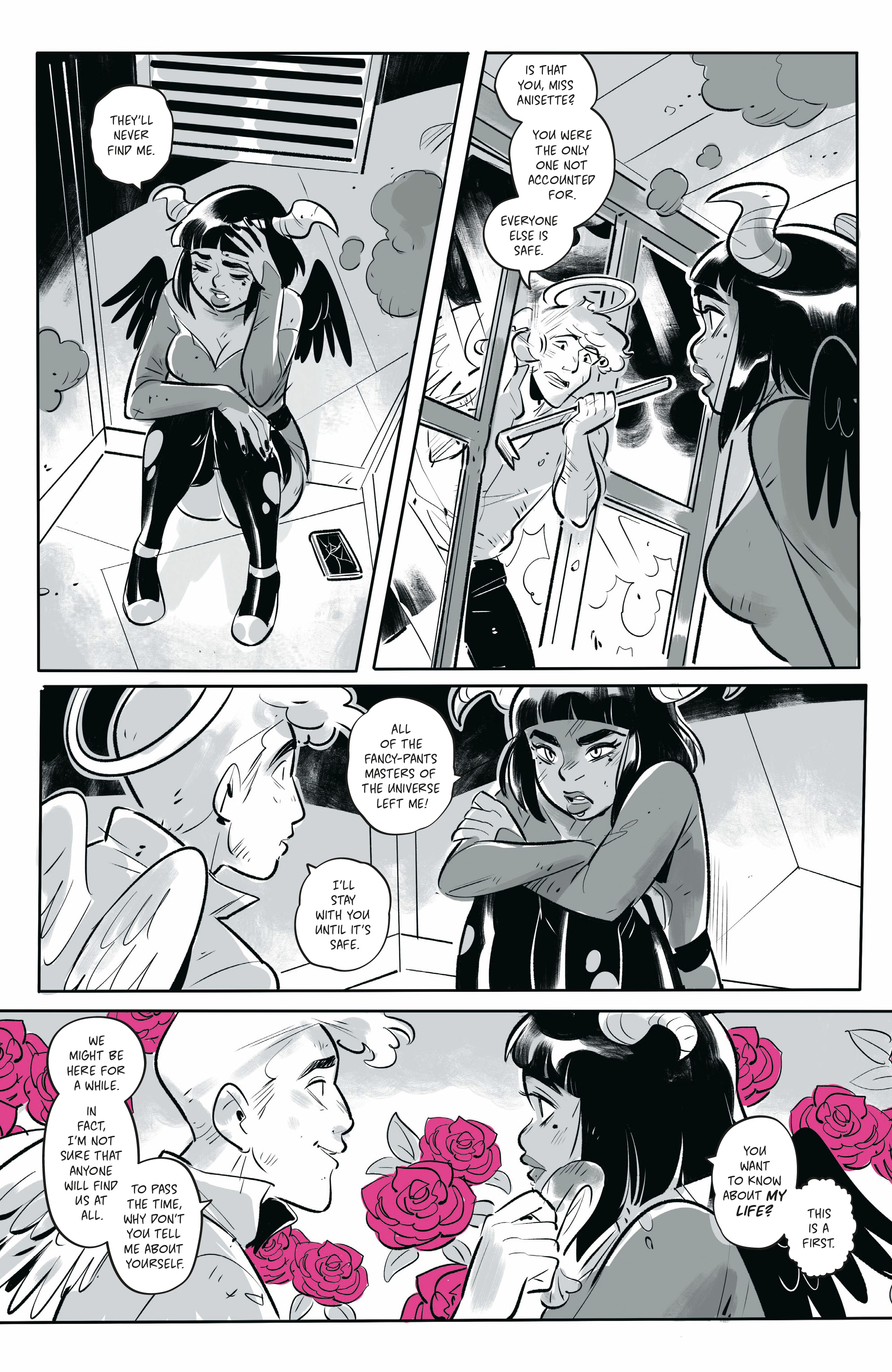 Mirka Andolfo's Sweet Paprika: Black, White, & Pink (2023-): Chapter 1 - Page 13