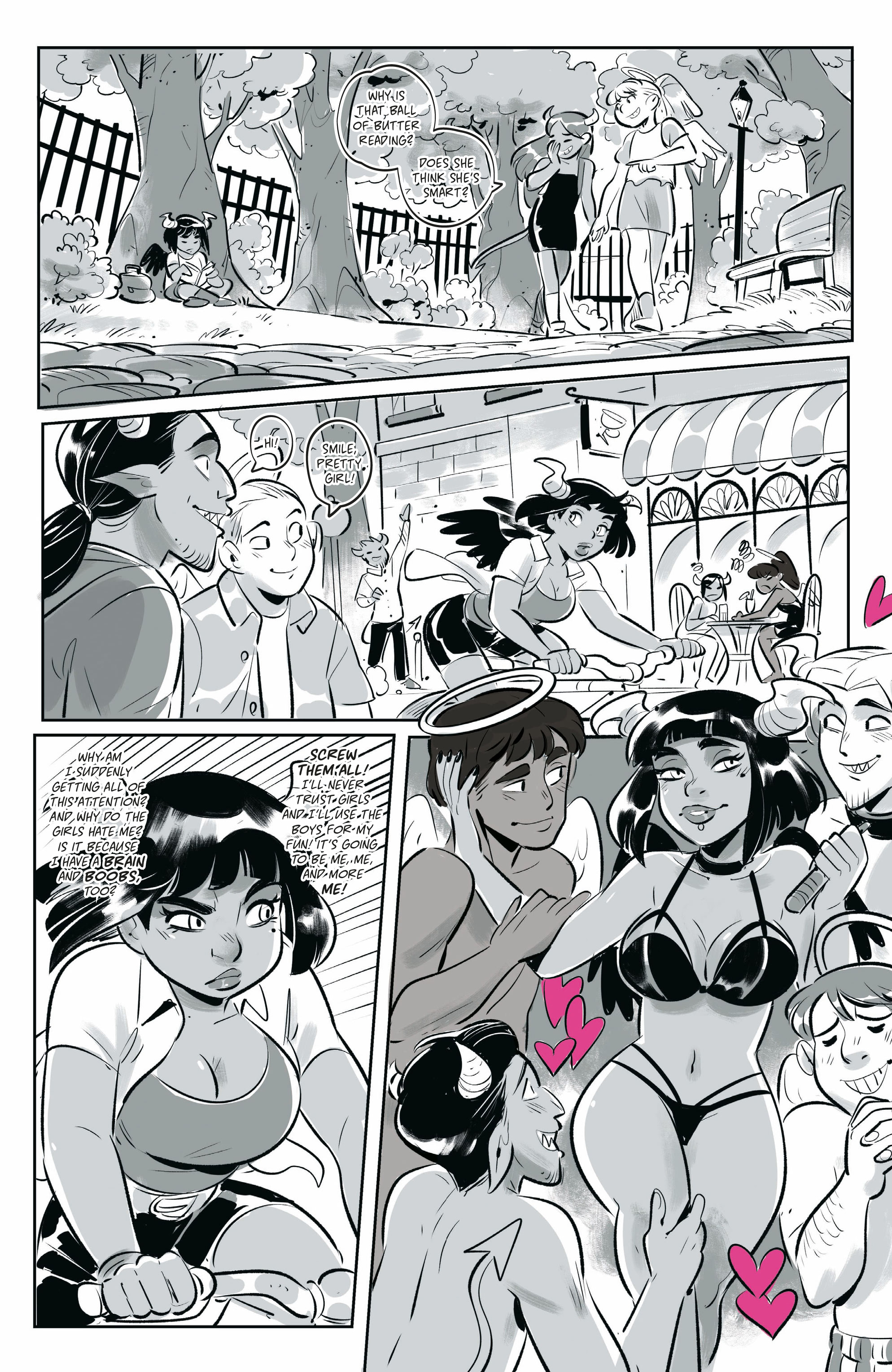 Mirka Andolfo's Sweet Paprika: Black, White, & Pink (2023-): Chapter 1 - Page 14