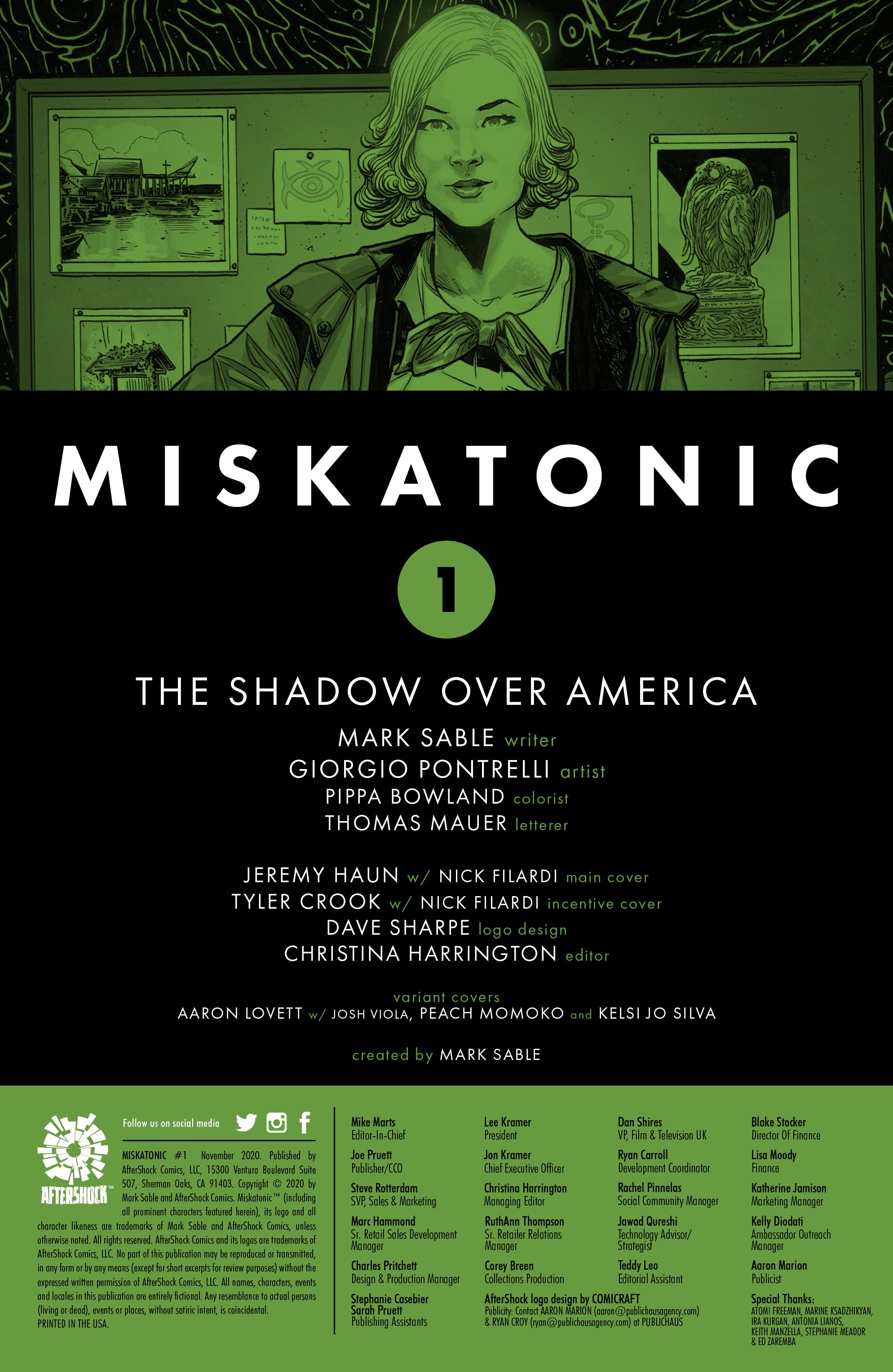 Miskatonic (2020-): Chapter 1 - Page 2