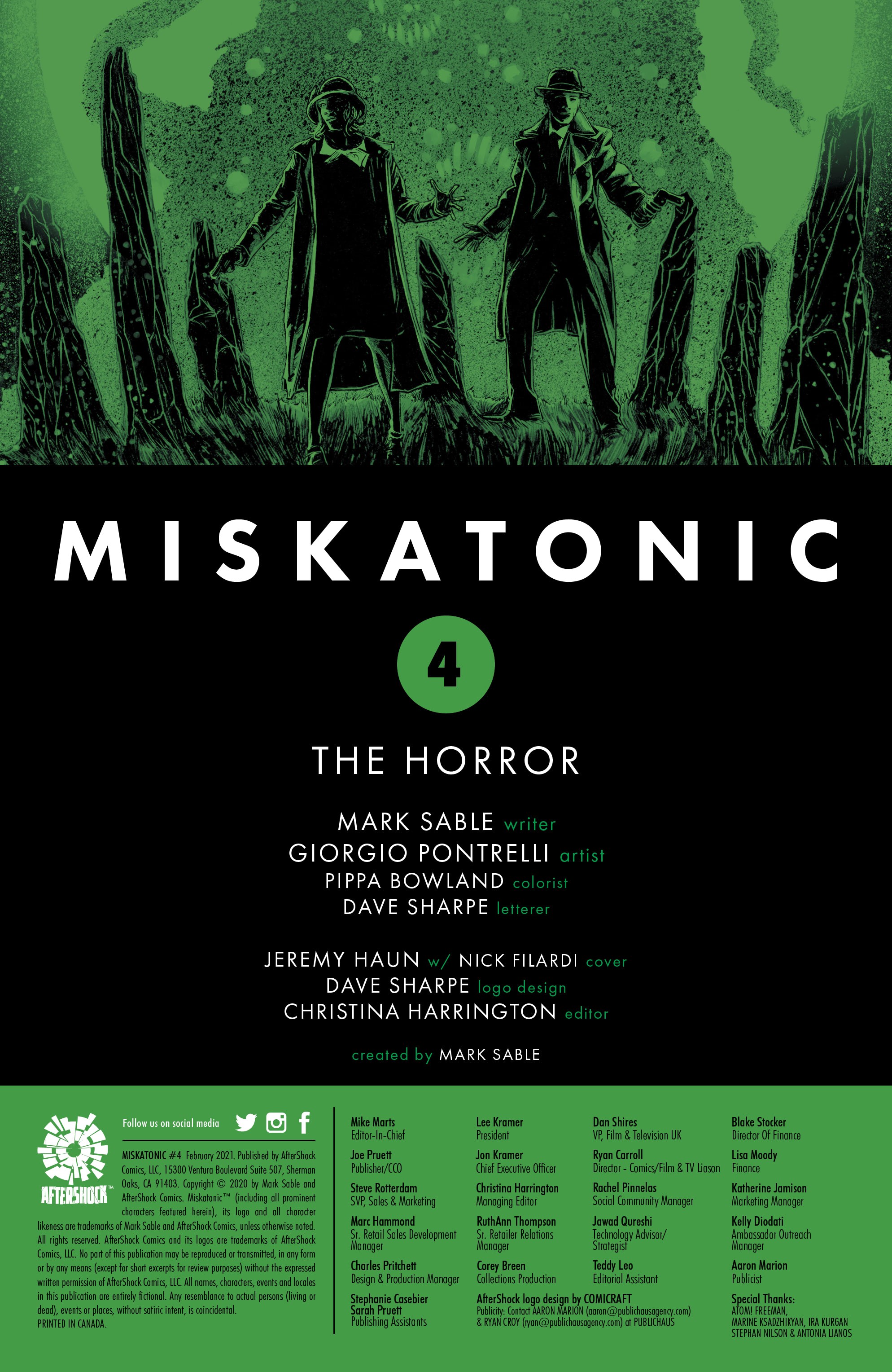Miskatonic (2020-): Chapter 4 - Page 2