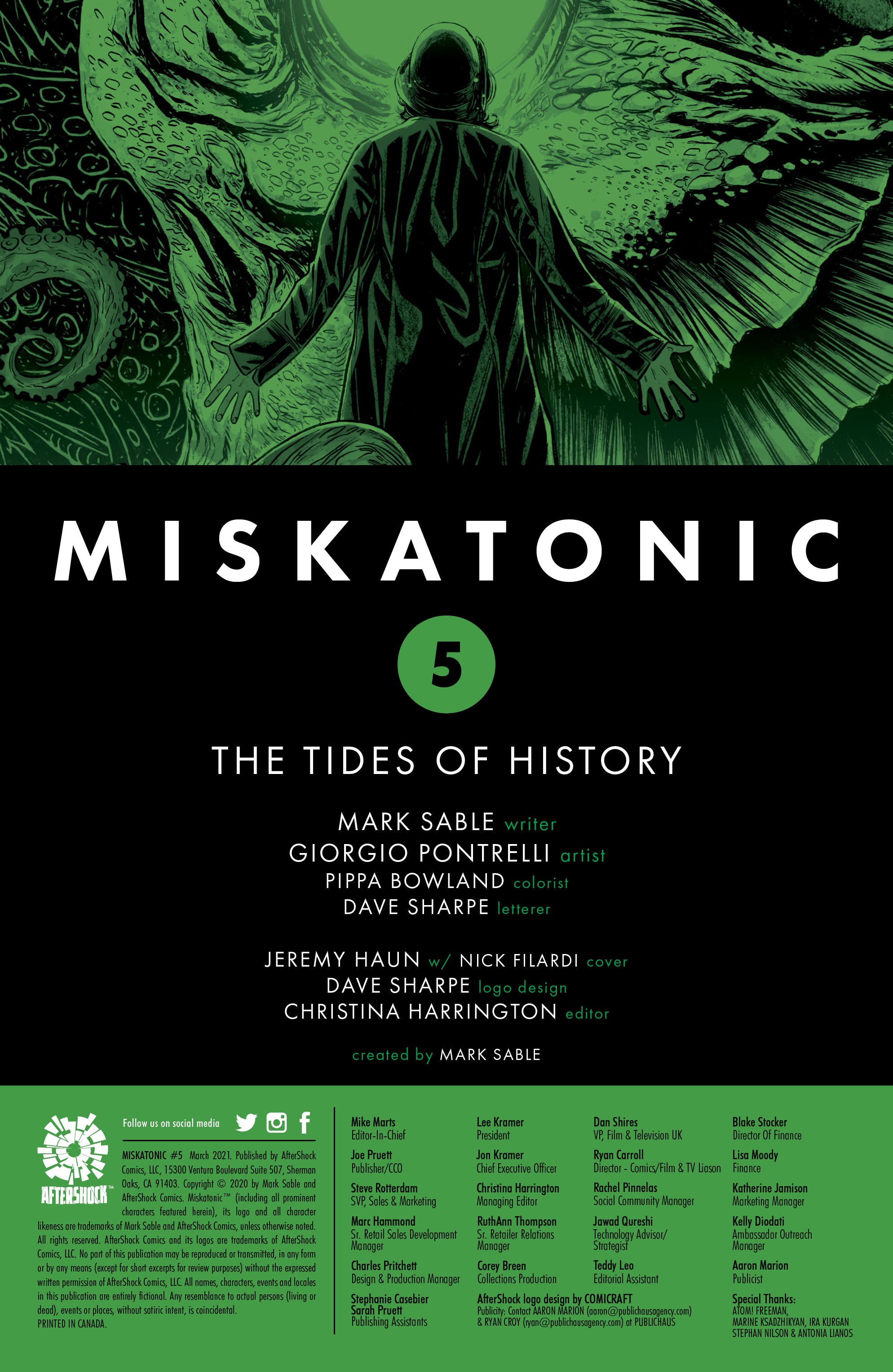 Miskatonic (2020-): Chapter 5 - Page 2