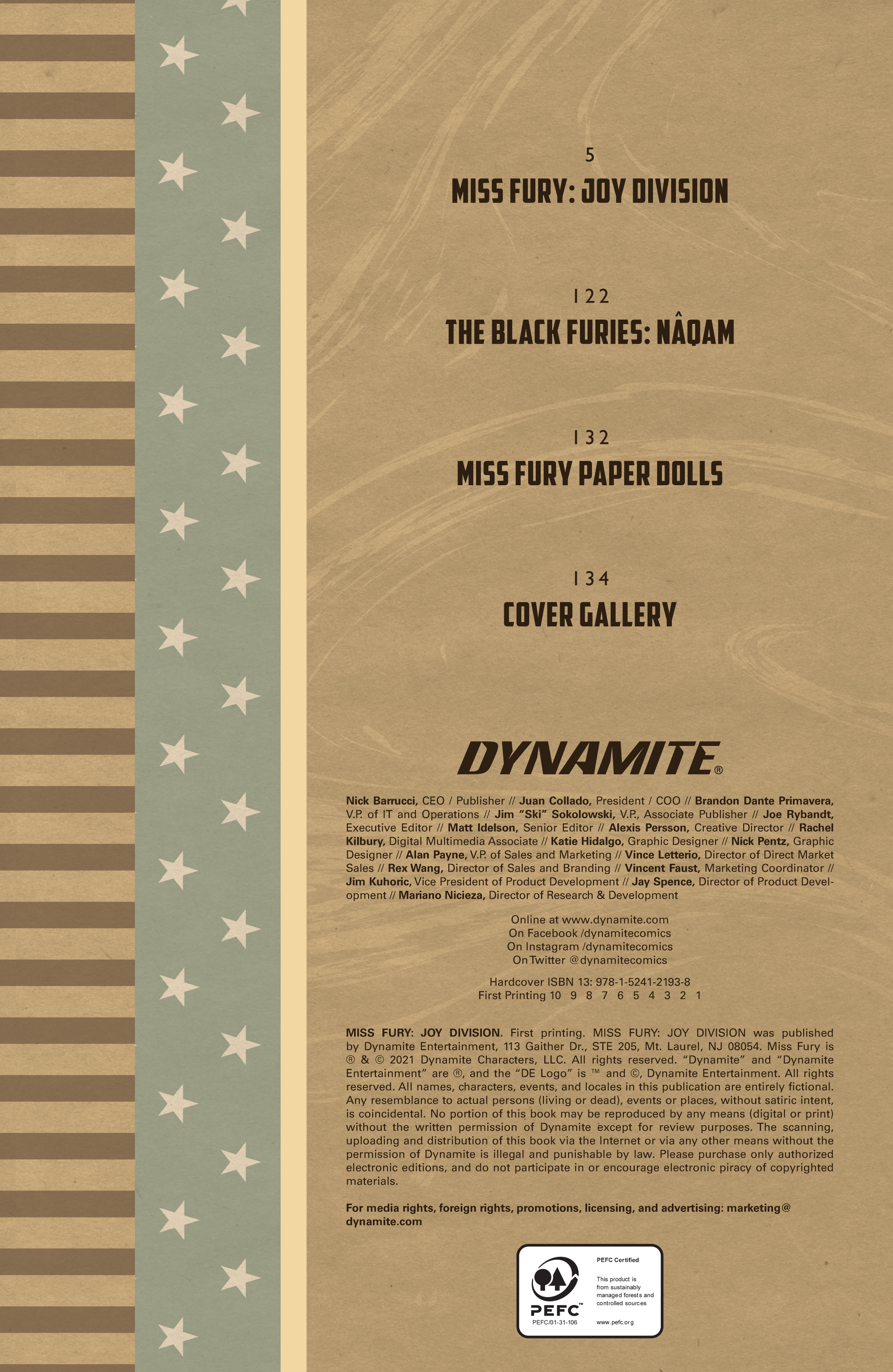 Miss Fury: Joy Division (2021): Chapter TP - Page 5