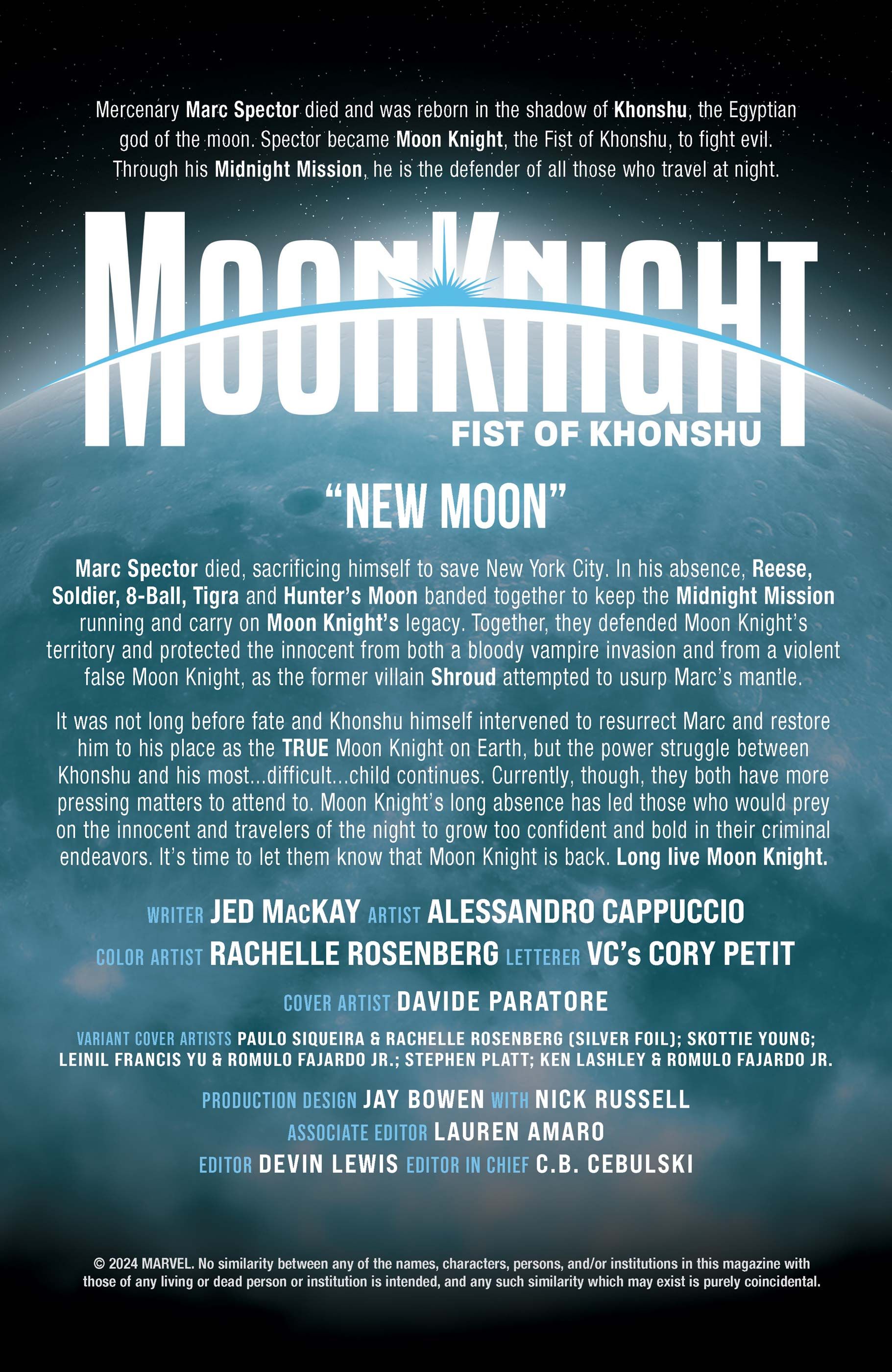 Moon Knight: Fist of Khonshu (2024-): Chapter 1 - Page 2