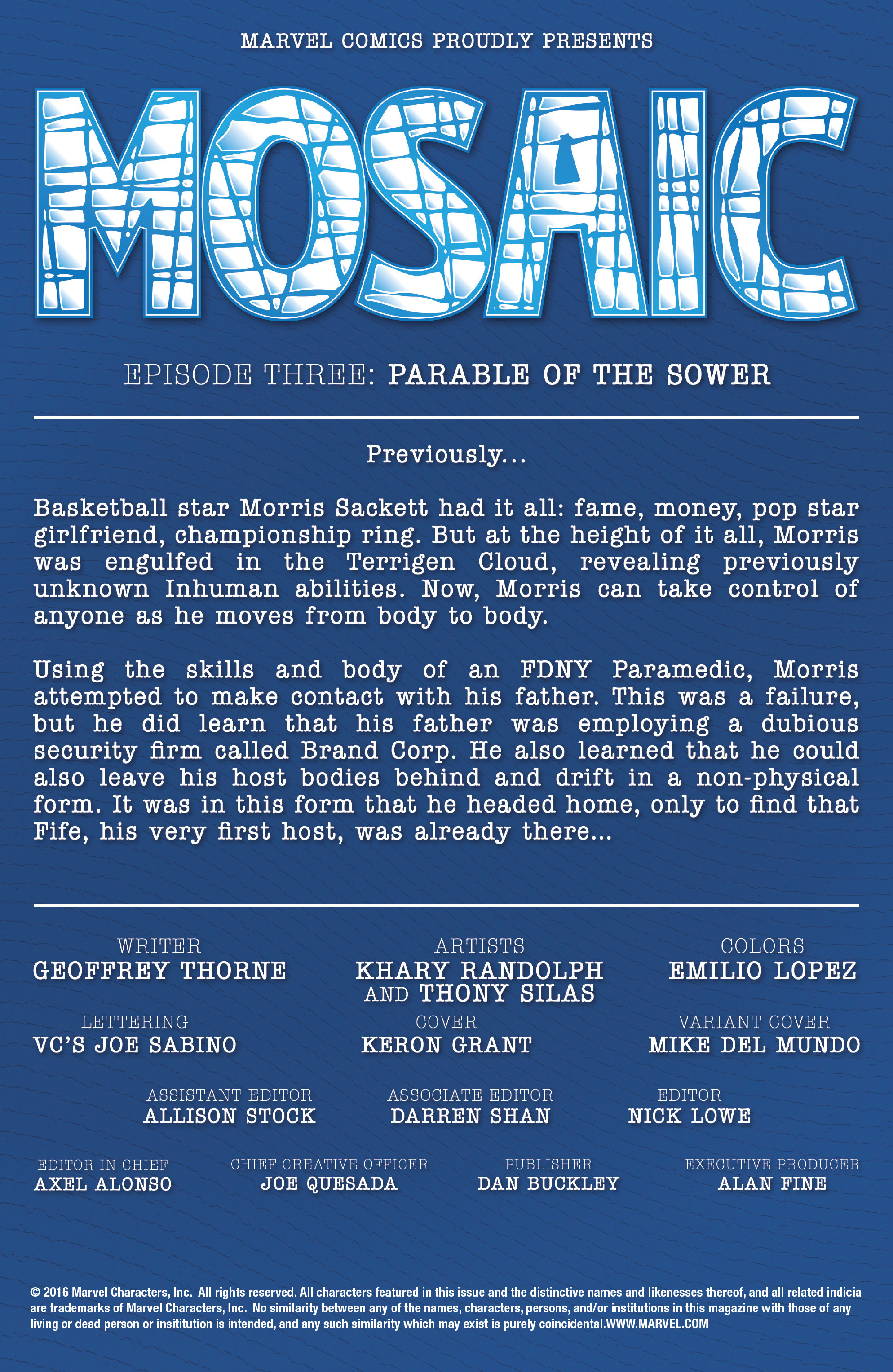 Mosaic (2016-): Chapter 3 - Page 2