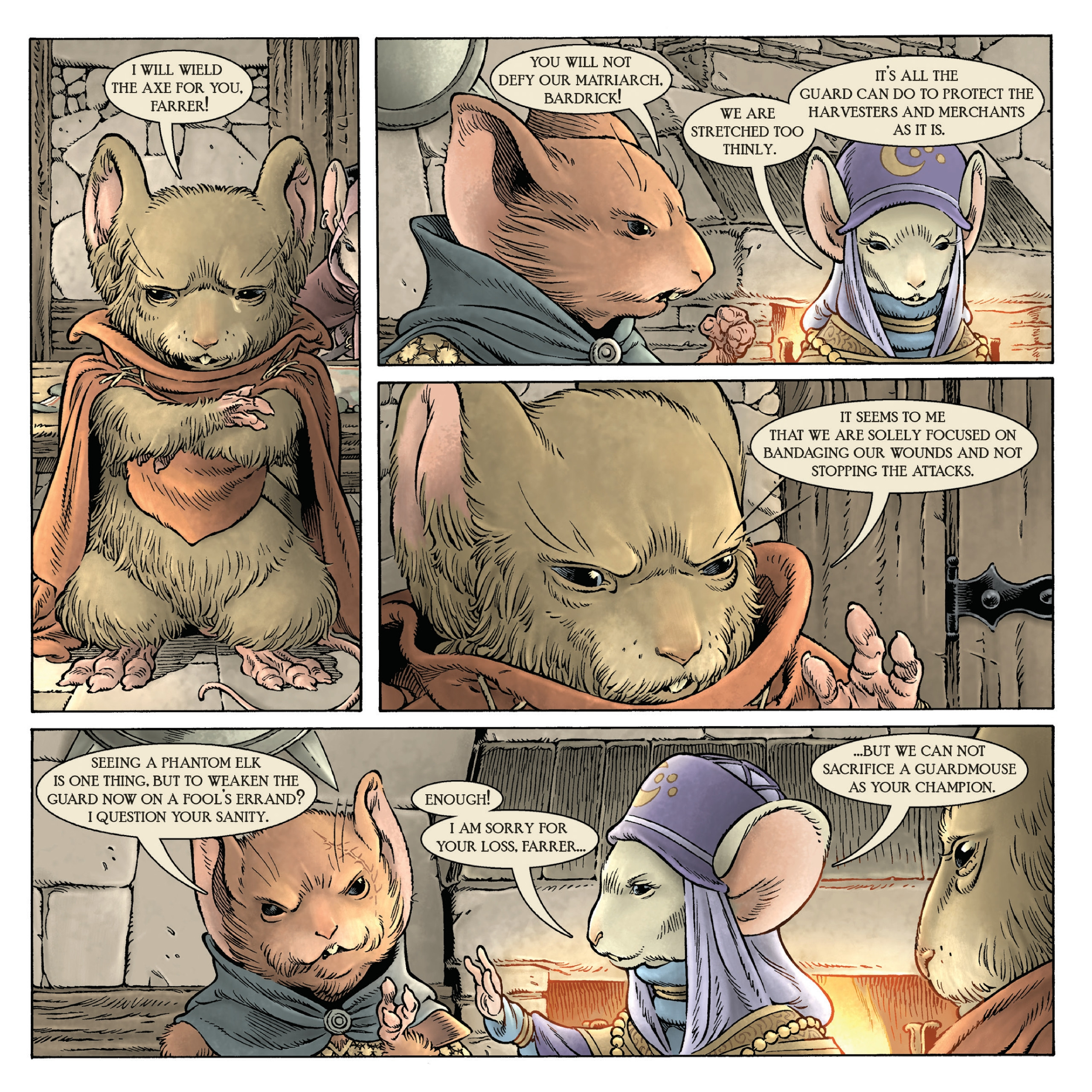 Mouse Guard: Dawn of the Black Axe (2025-): Chapter 1 - Page 8