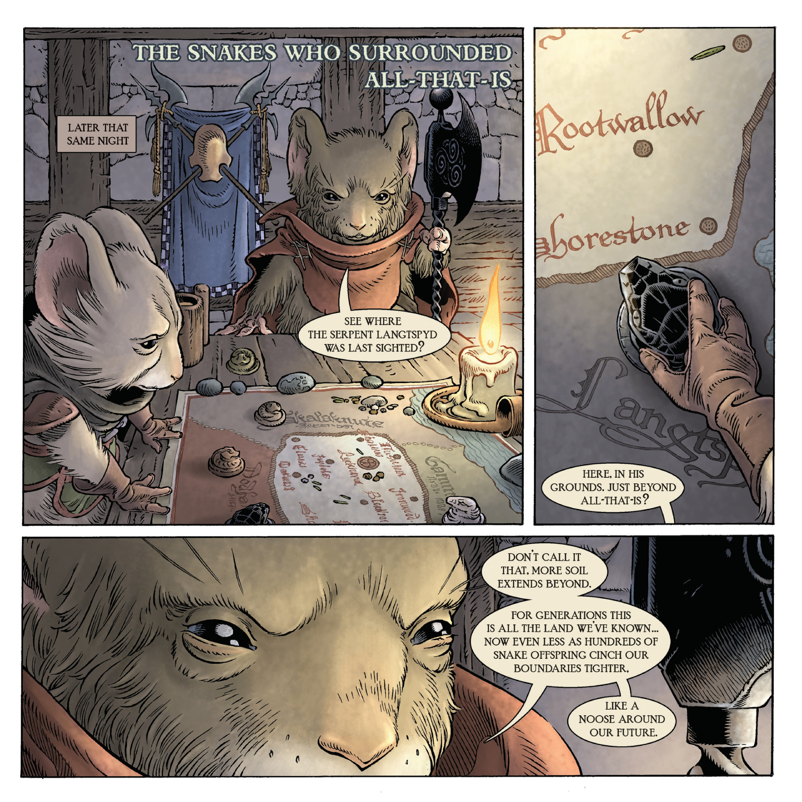 Mouse Guard: Dawn of the Black Axe (2025-): Chapter 1 - Page 11