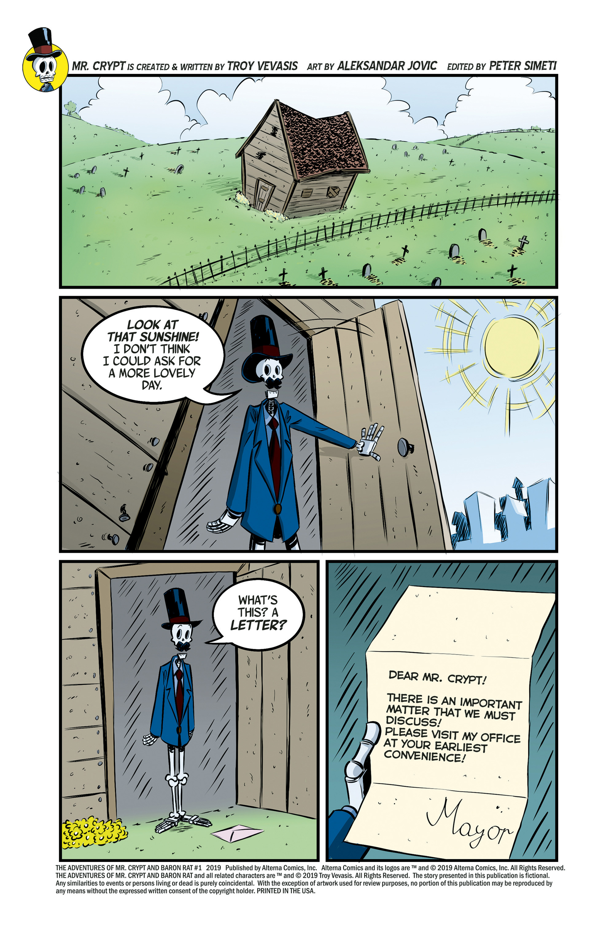 Mr. Crypt and Baron Rat (2019-): Chapter 1 - Page 2