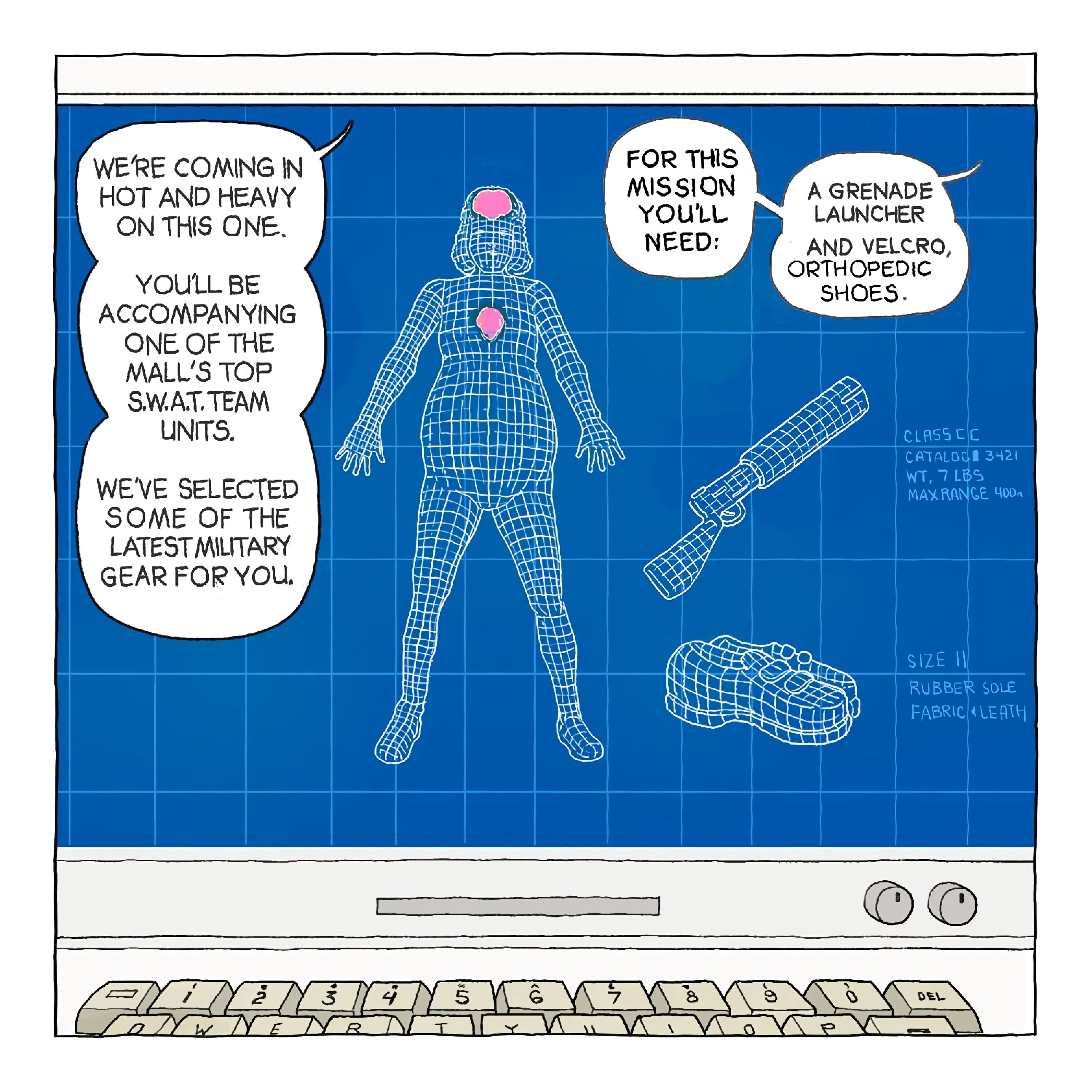 Mullet Cop: License to Krill (2023): Chapter 1 - Page 7