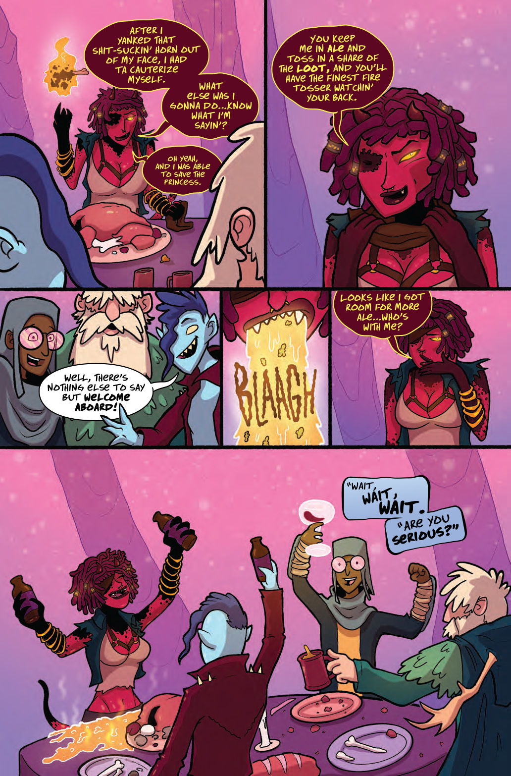Murder Hobo: All Inn At the Dragon's Shaft (2020): Chapter 1 - Page 8