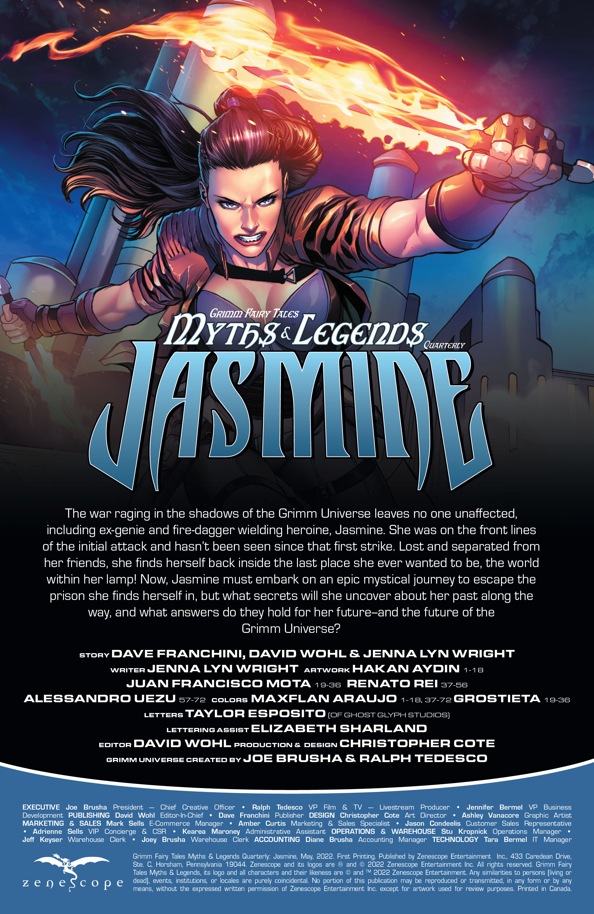 Myths and Legends Quarterly Jasmine (2022): Chapter 1 - Page 2