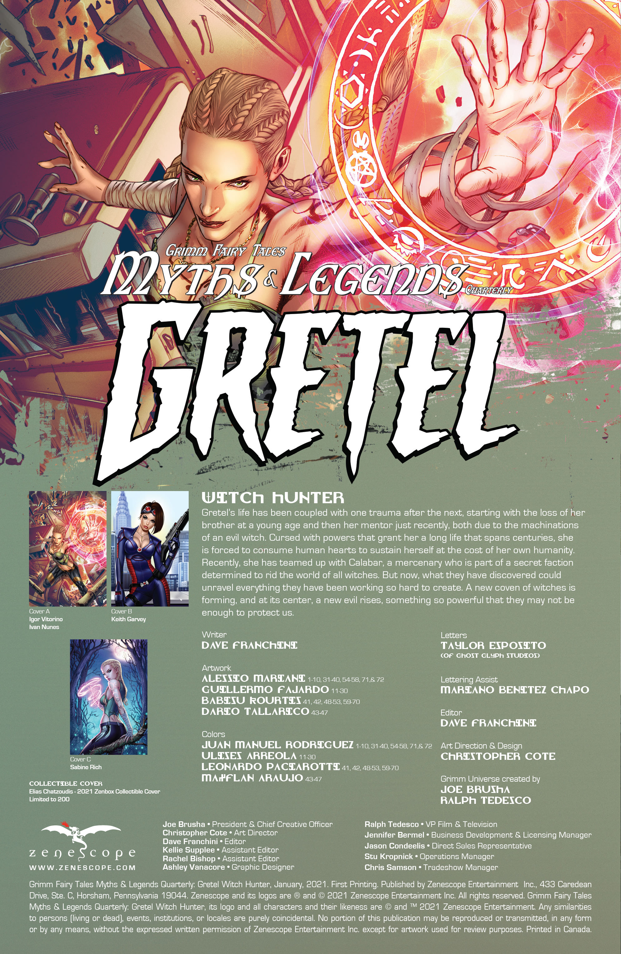 Myths & Legends Quarterly: Gretel Witch Hunter (2021): Chapter 1 - Page 2