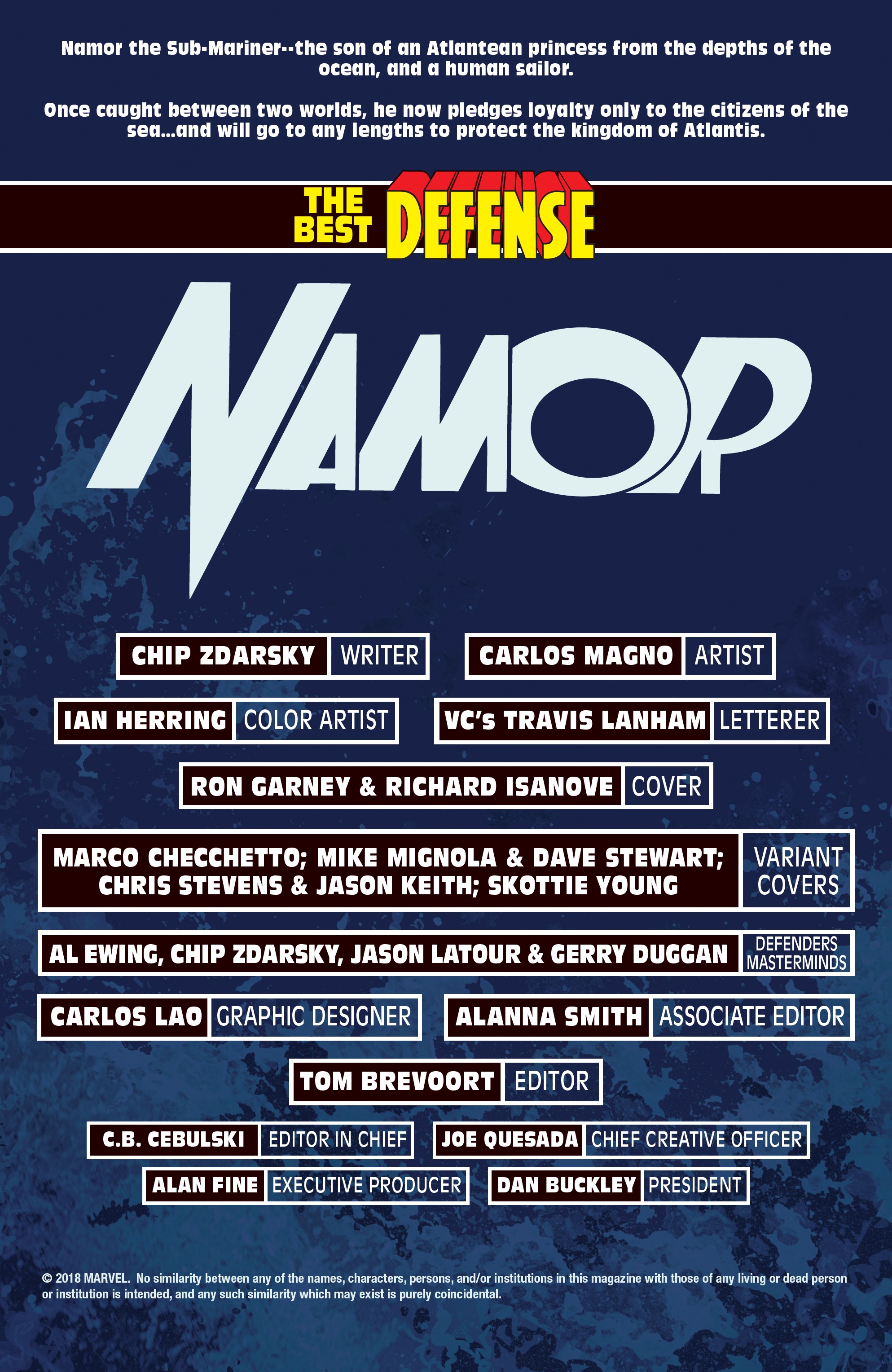 Namor: The Best Defense (2018): Chapter 1 - Page 2