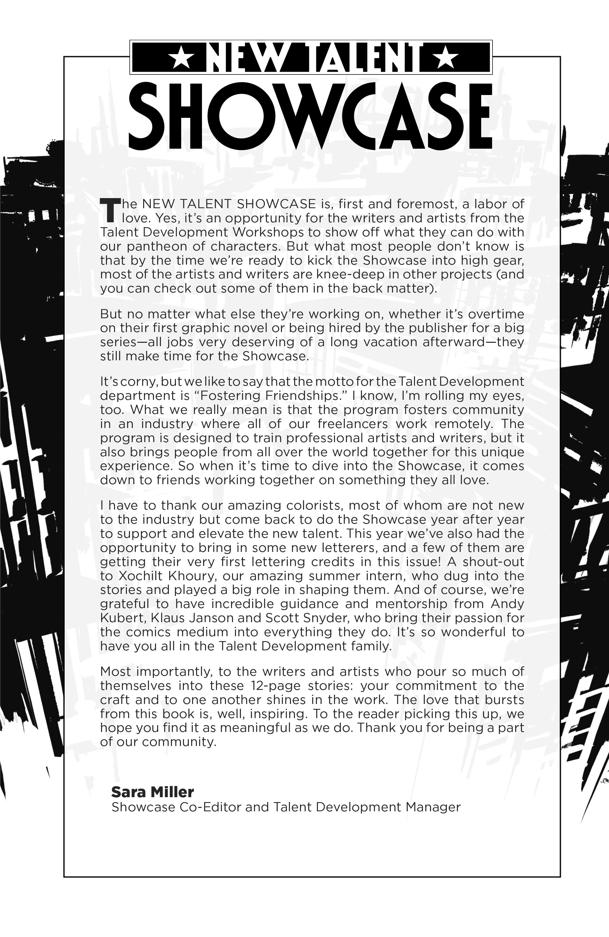 New Talent Showcase 2018: Chapter 1 - Page 2