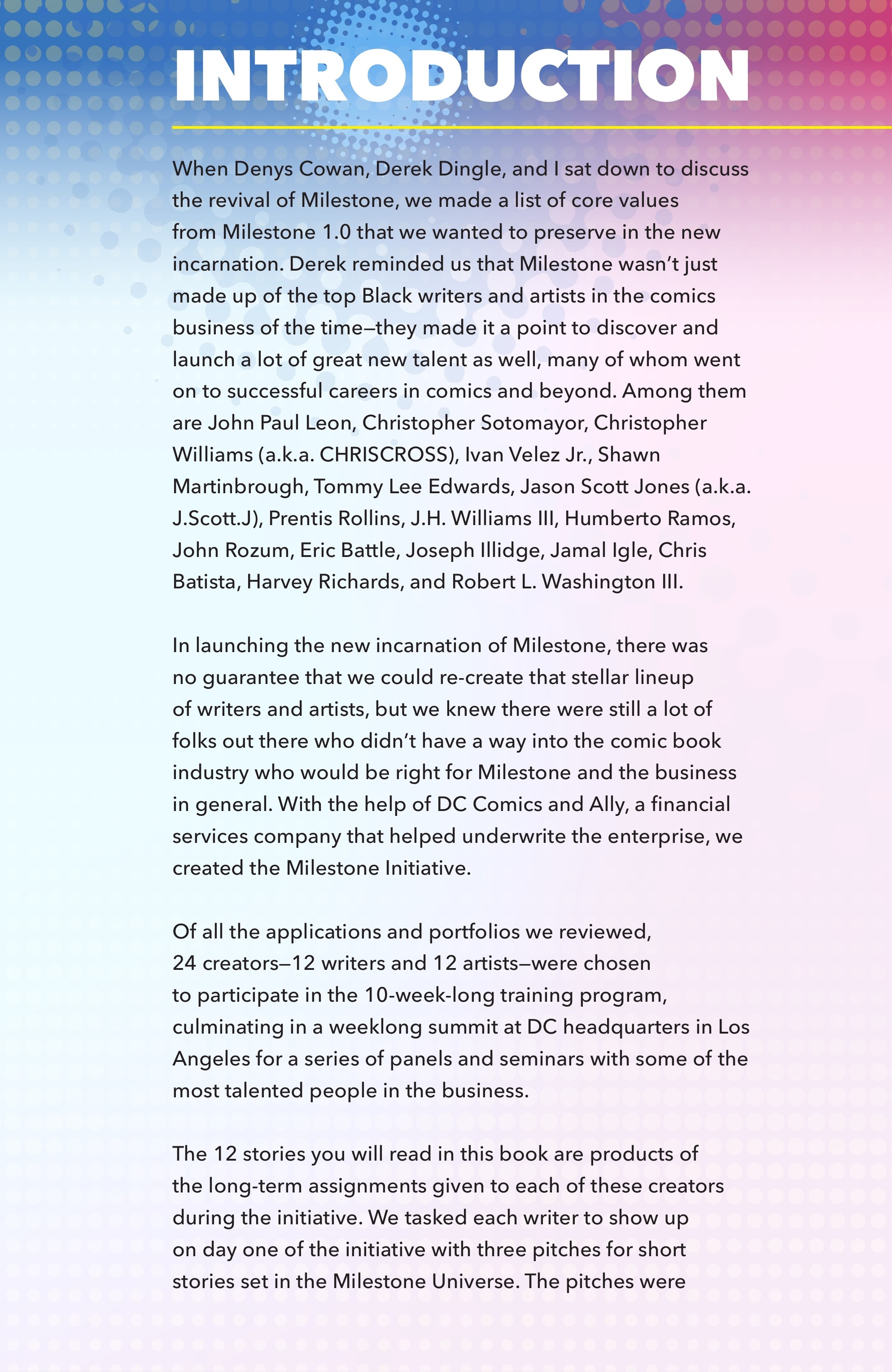 New Talent Showcase: The Milestone Initiative (2023-): Chapter 1 - Page 4