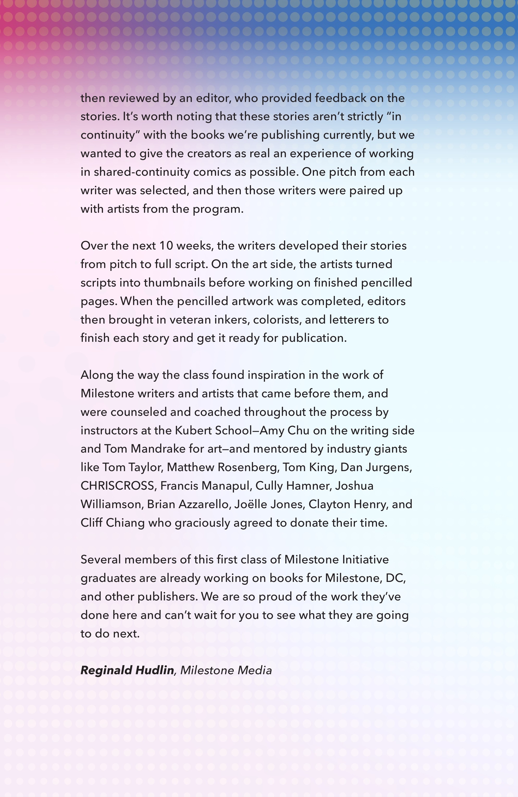 New Talent Showcase: The Milestone Initiative (2023-): Chapter 1 - Page 5