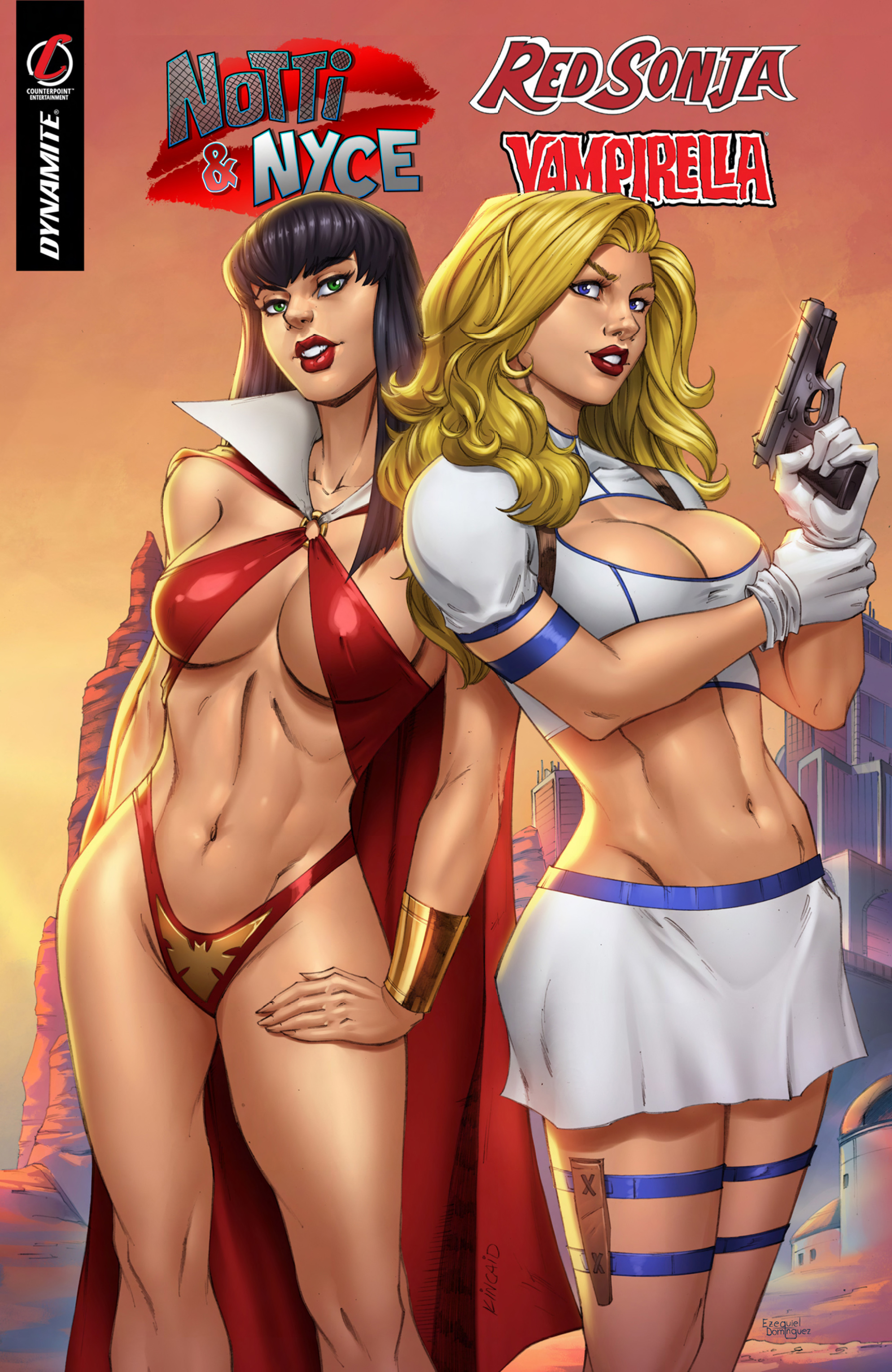 Notti and Nyce Red Sonja Vampirella (2023-): Chapter 1 - Page 1