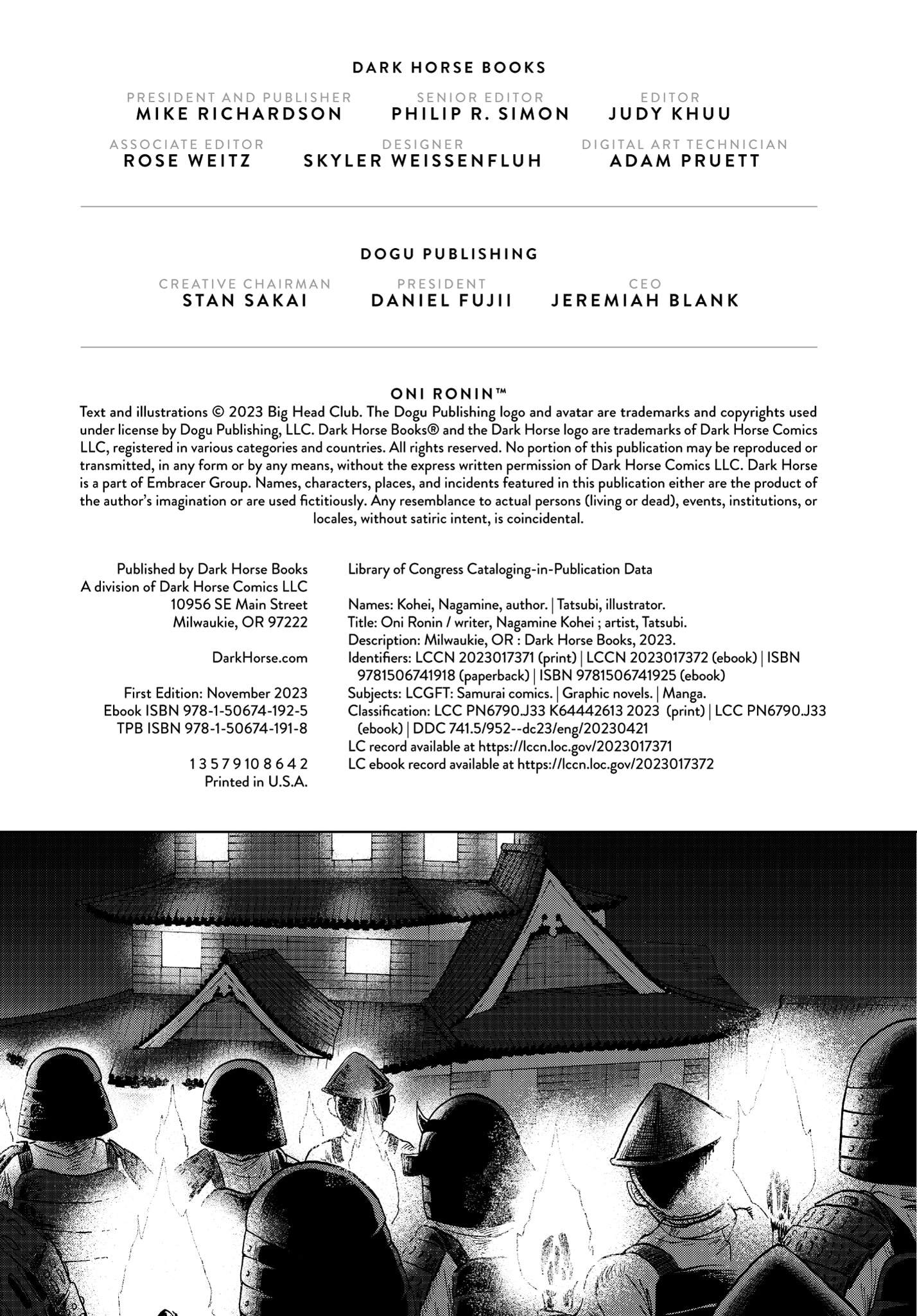 Oni Ronin (2023): Chapter TP - Page 6
