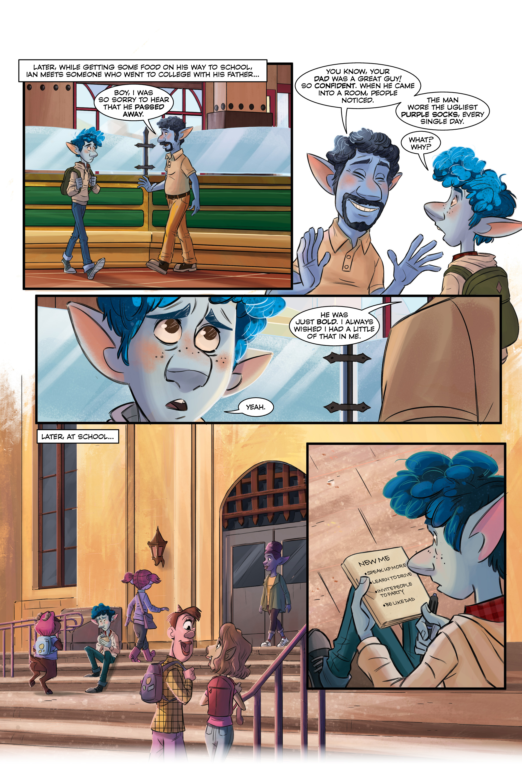Onward: The Story of the Movie in Comics (2020): Chapter 1 - Page 15