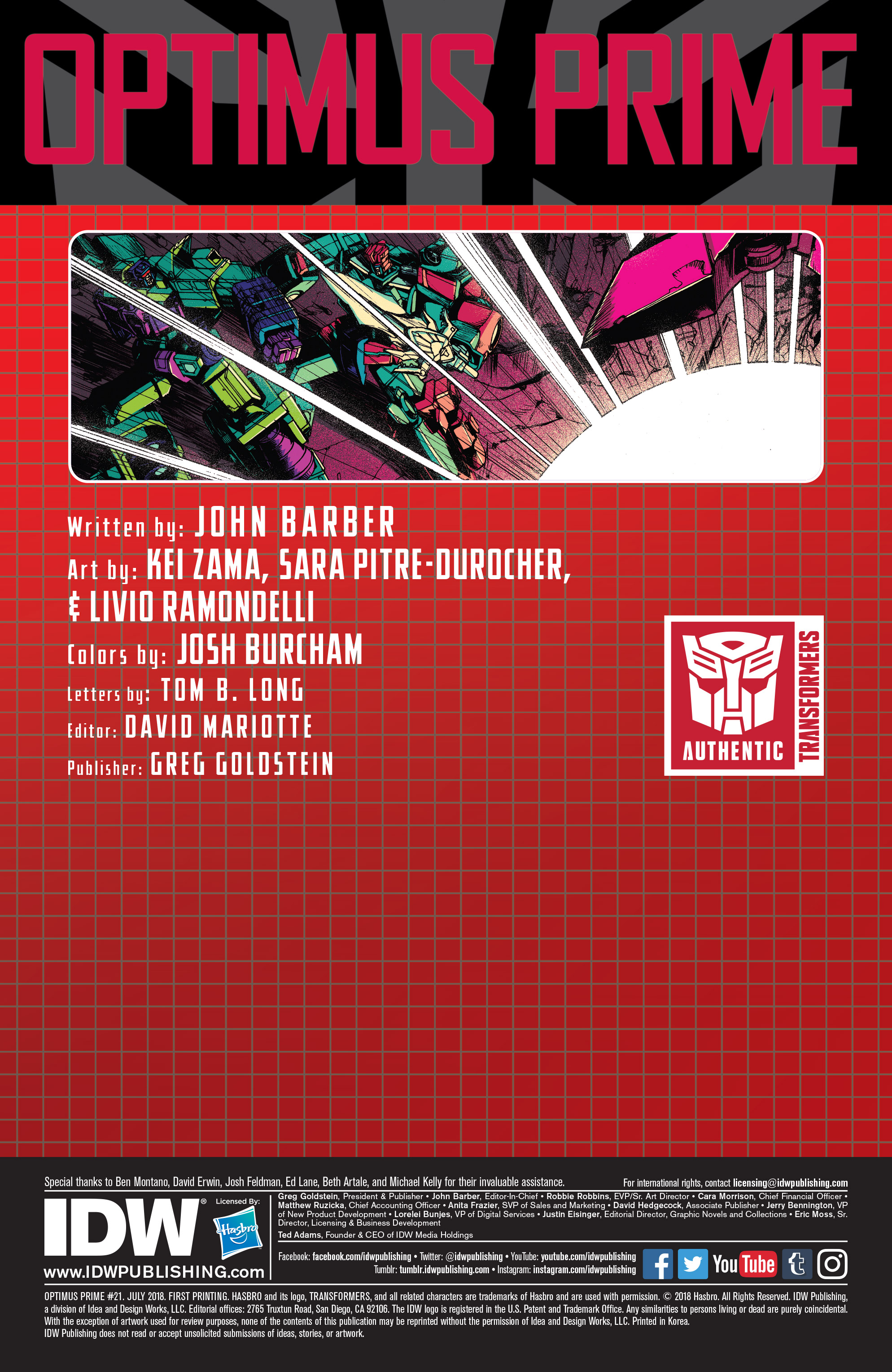 Optimus Prime (2016-): Chapter 21 - Page 2