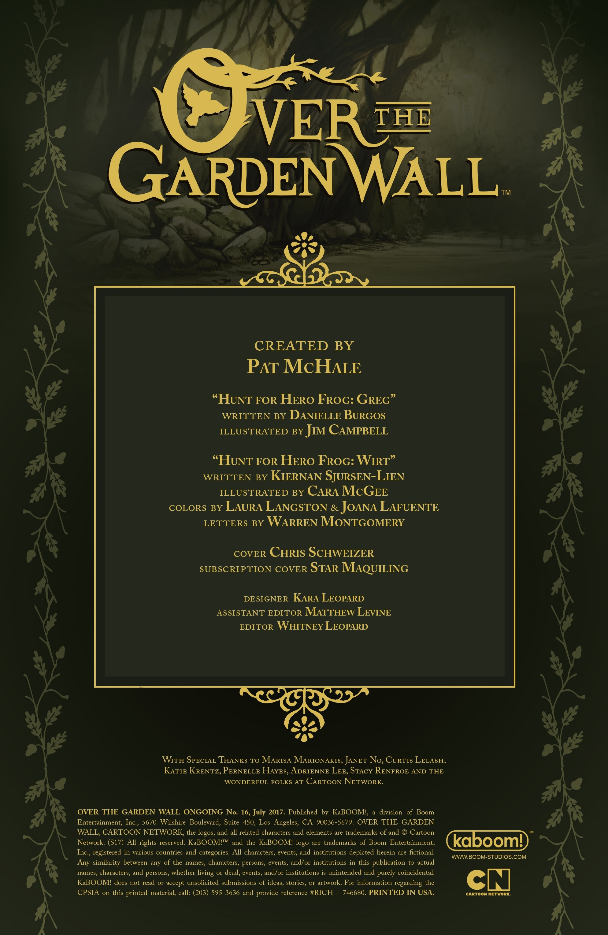 Over the Garden Wall (2015-): Chapter 16 - Page 2