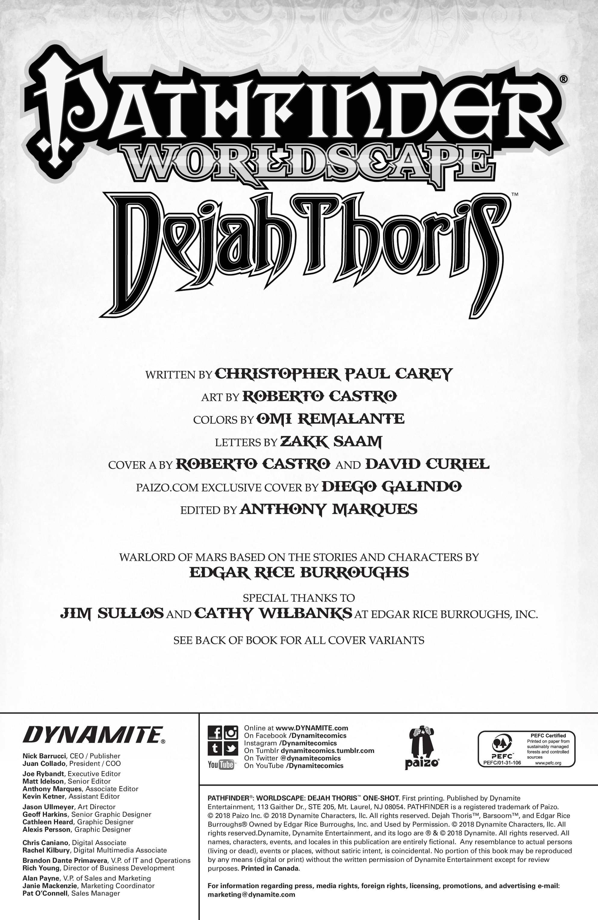 Pathfinder: Worldscape - Dejah Thoris (2018): Chapter 1 - Page 2
