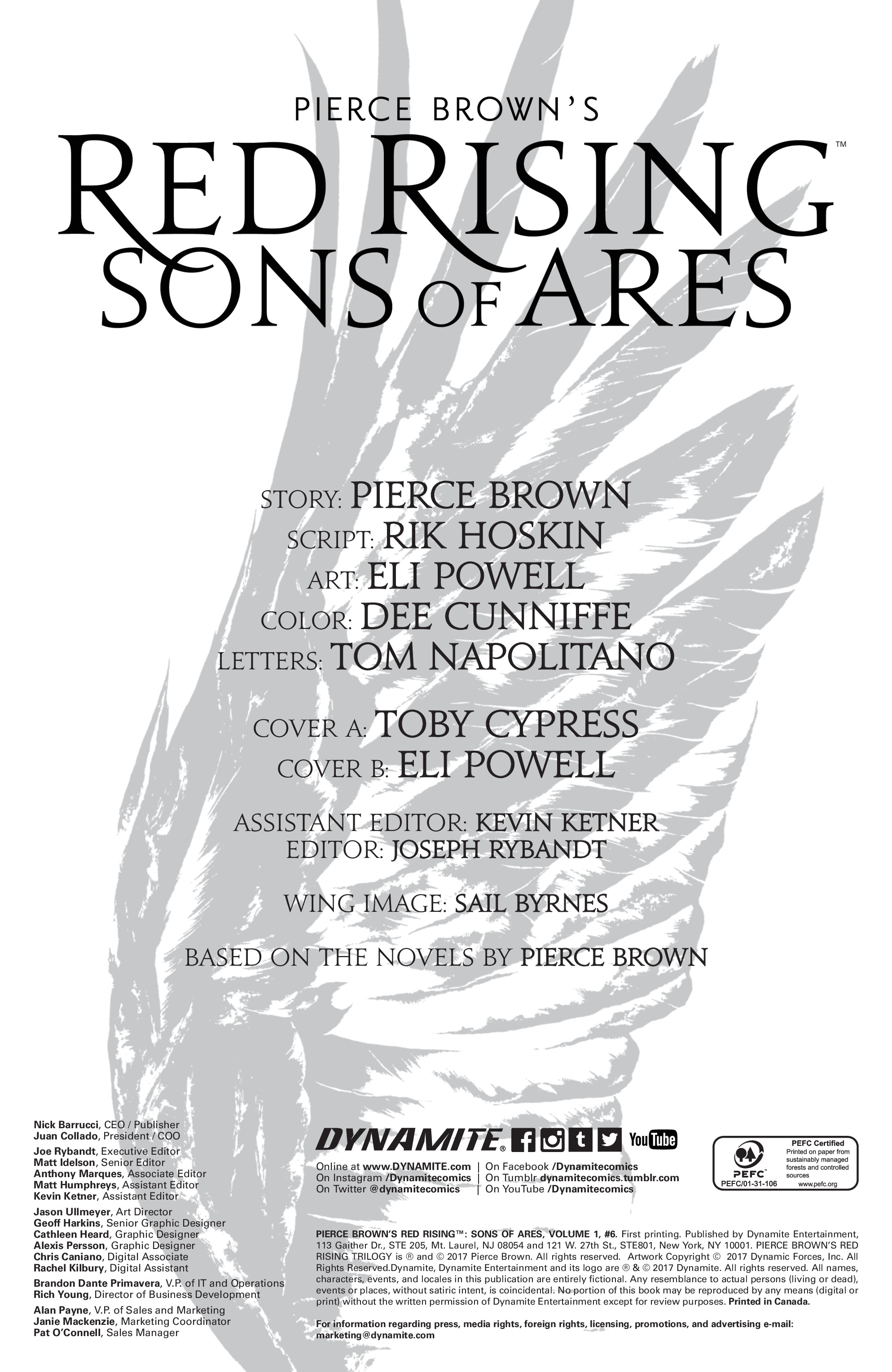 Pierce Brown's Red Rising: Son Of Ares: Chapter 6 - Page 3