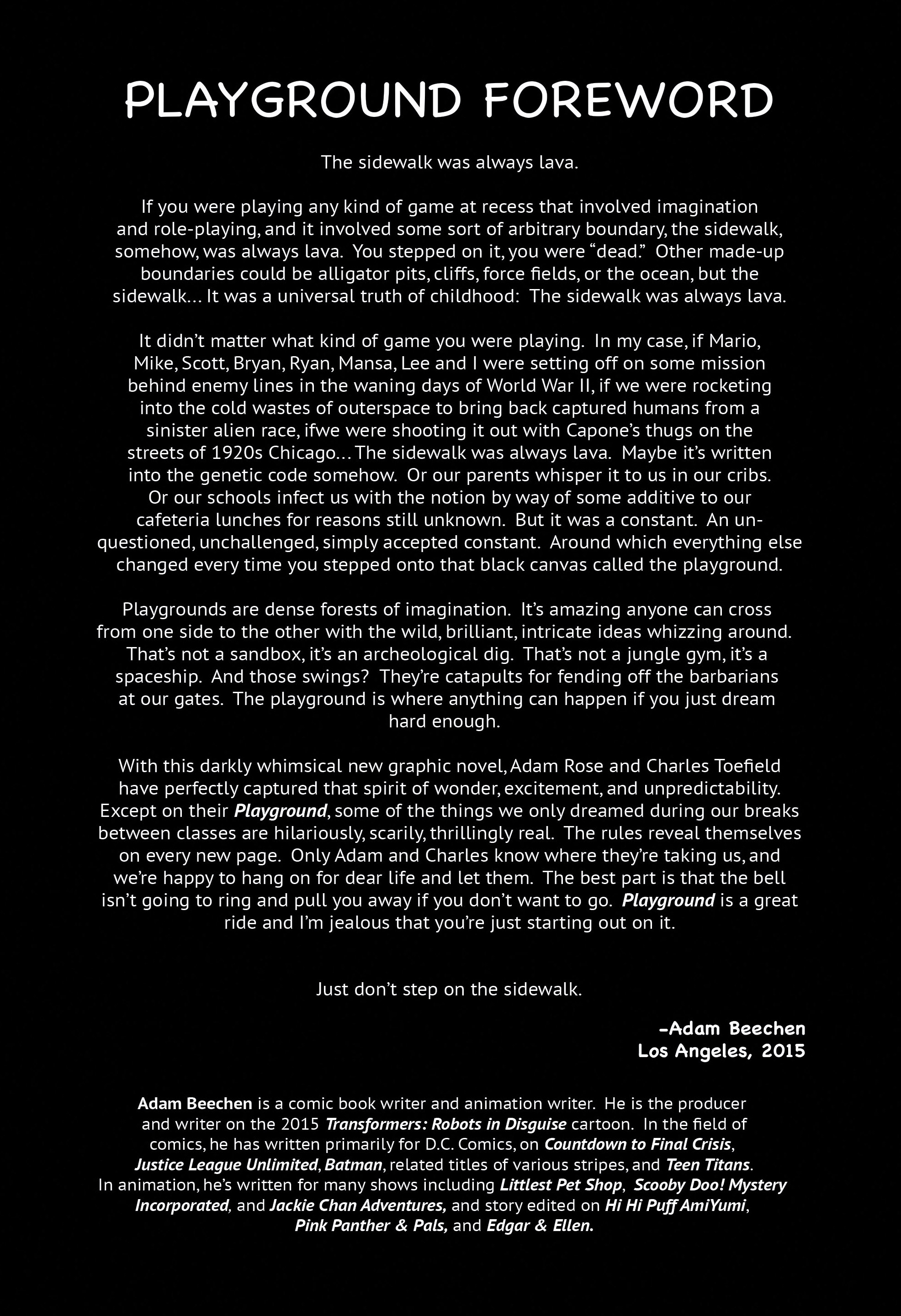 Playground: Attack of the Gurgle Bots!!! (2018): Chapter 1 - Page 4