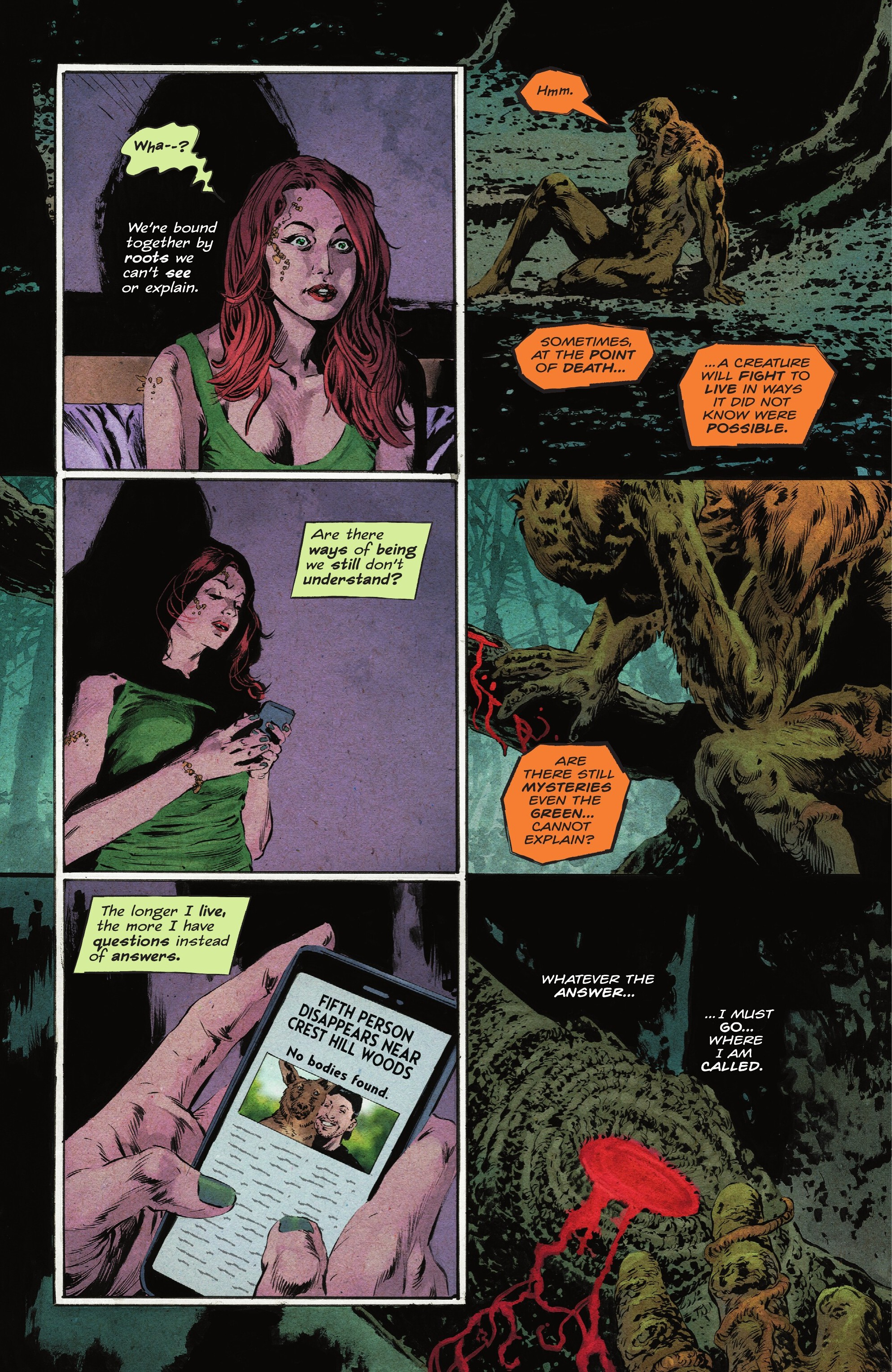 Poison Ivy / Swamp Thing: Feral Trees (2024-): Chapter 1 - Page 8