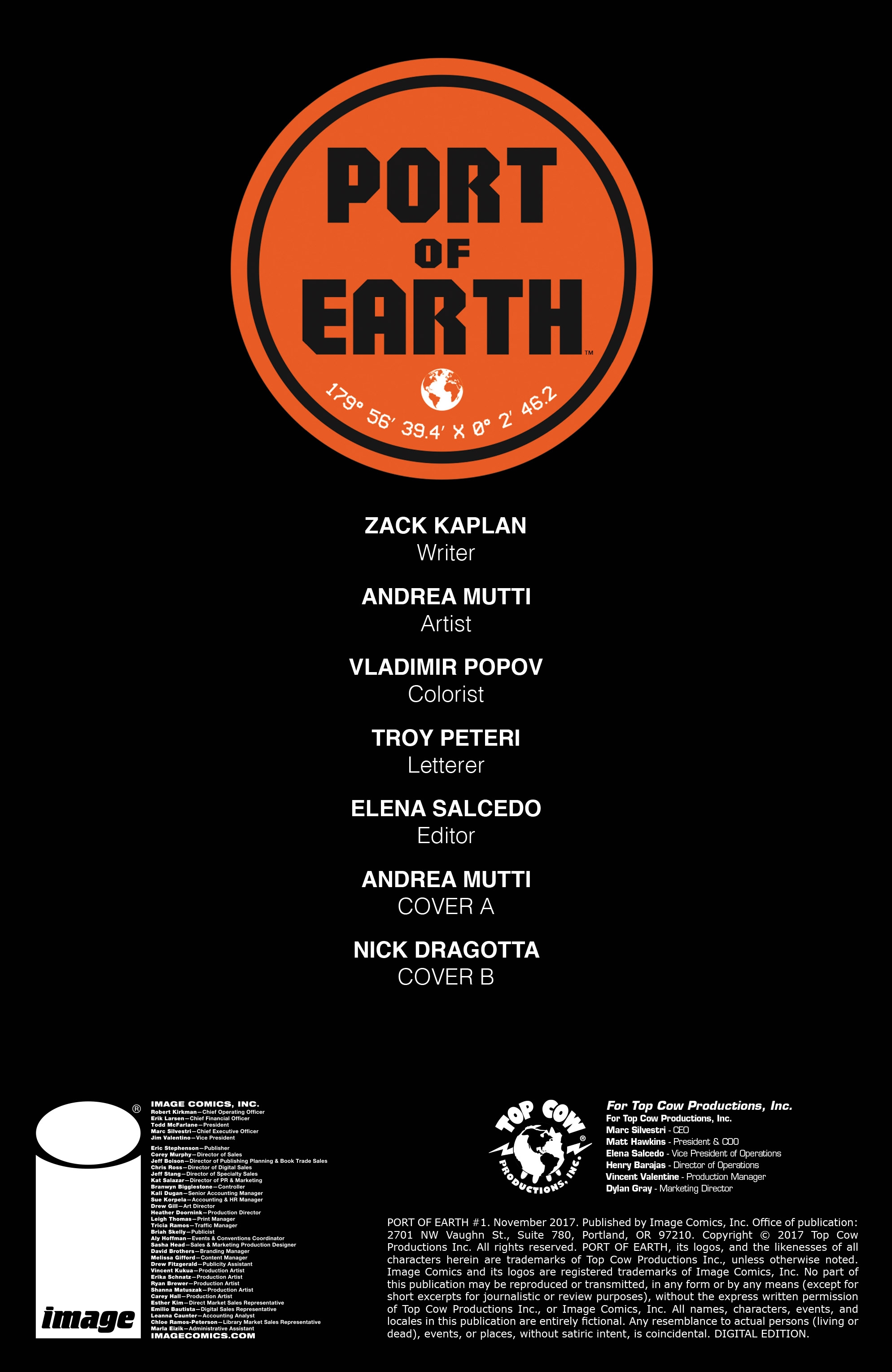 Port Of Earth (2017): Chapter 1 - Page 2
