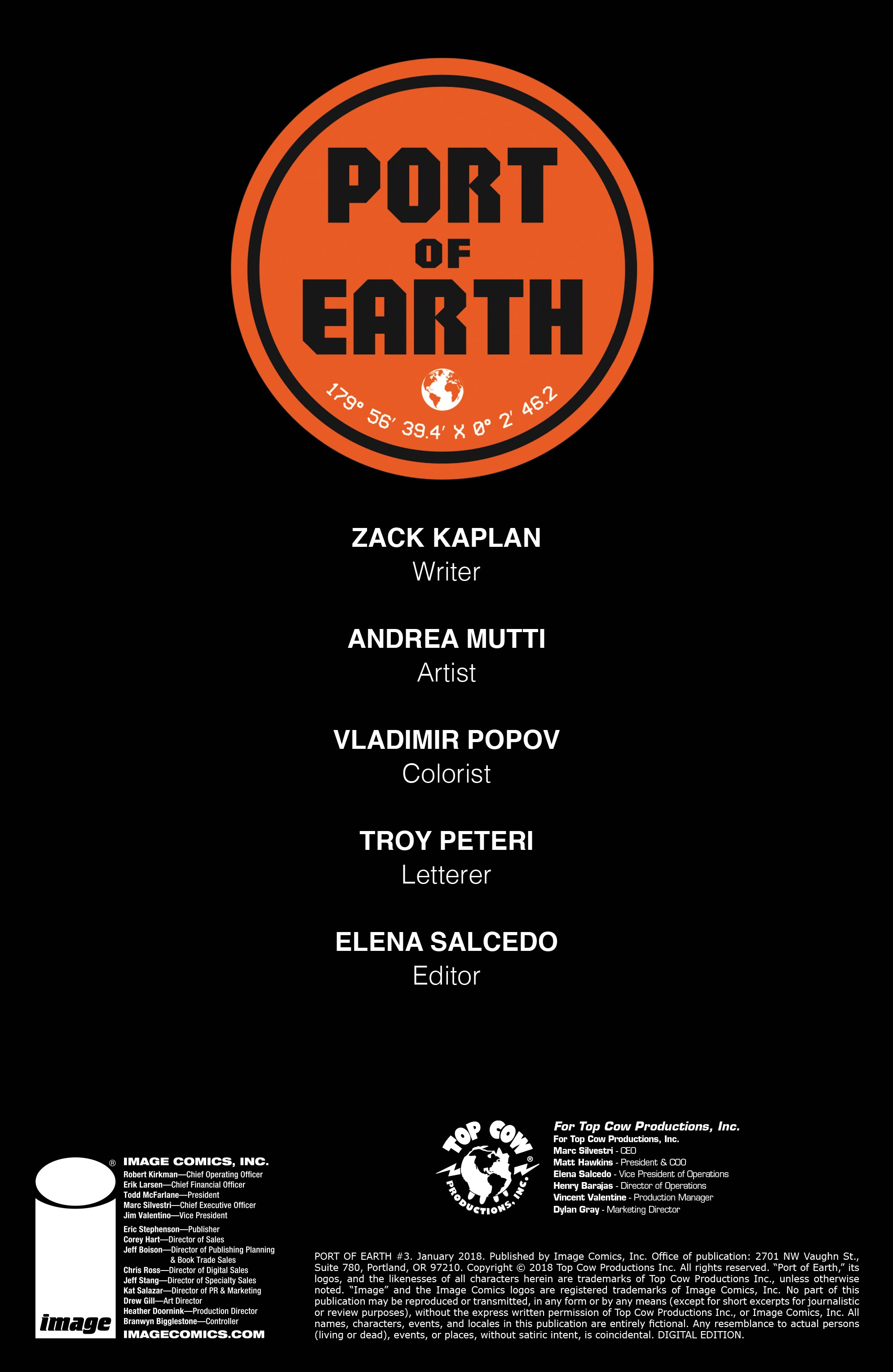 Port Of Earth (2017): Chapter 3 - Page 2