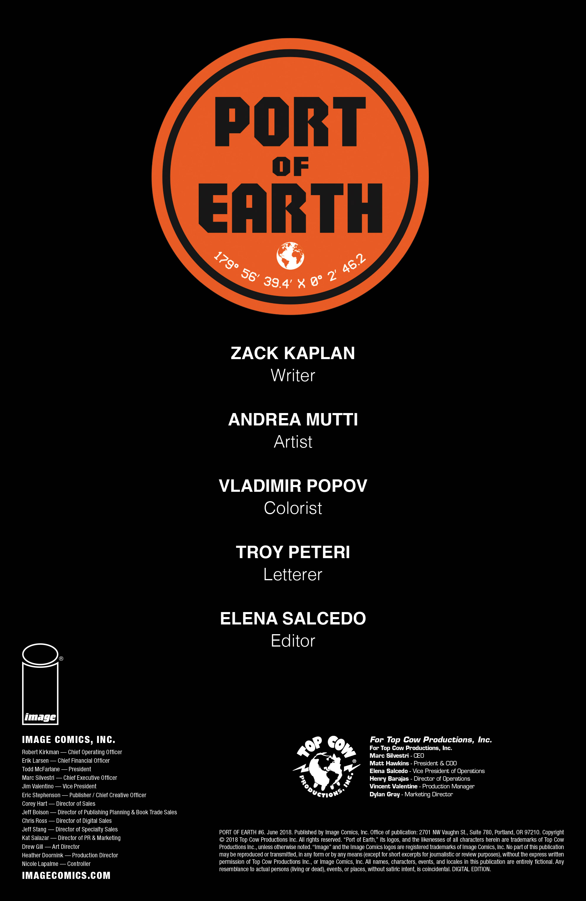Port Of Earth (2017): Chapter 6 - Page 2