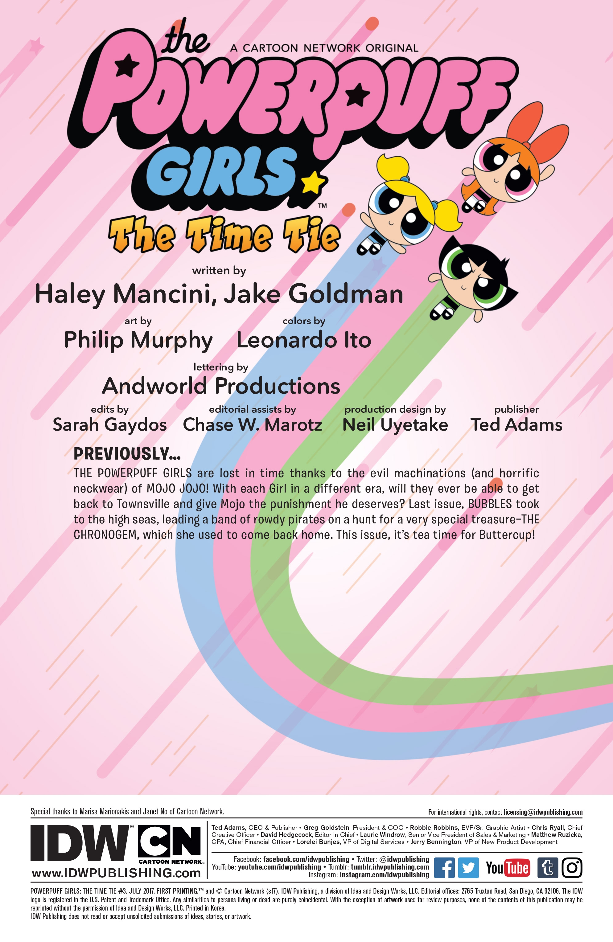 Powerpuff Girls: The Time Tie (2017): Chapter 3 - Page 2