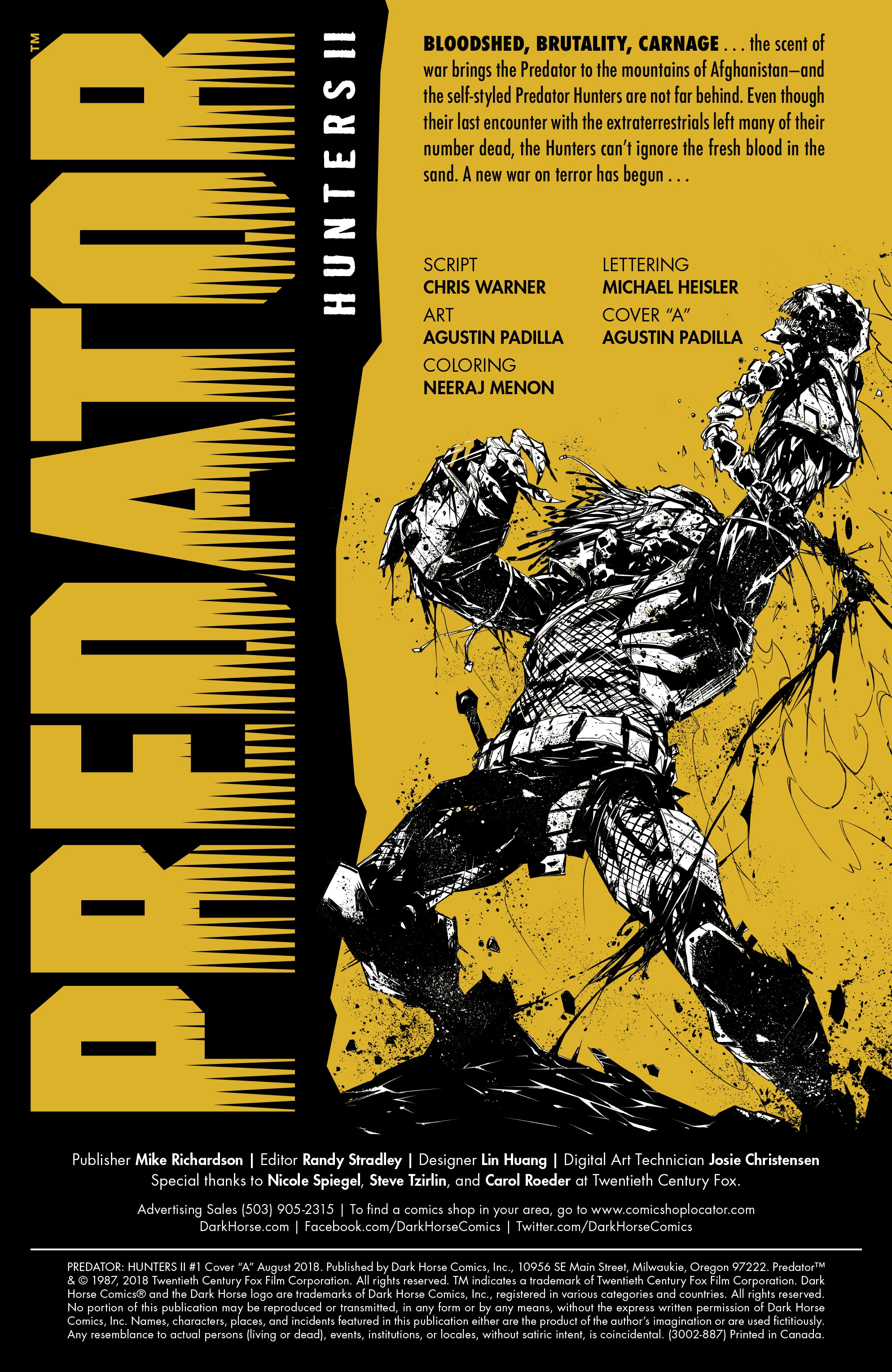 Predator: Hunters II (2018-): Chapter 1 - Page 2