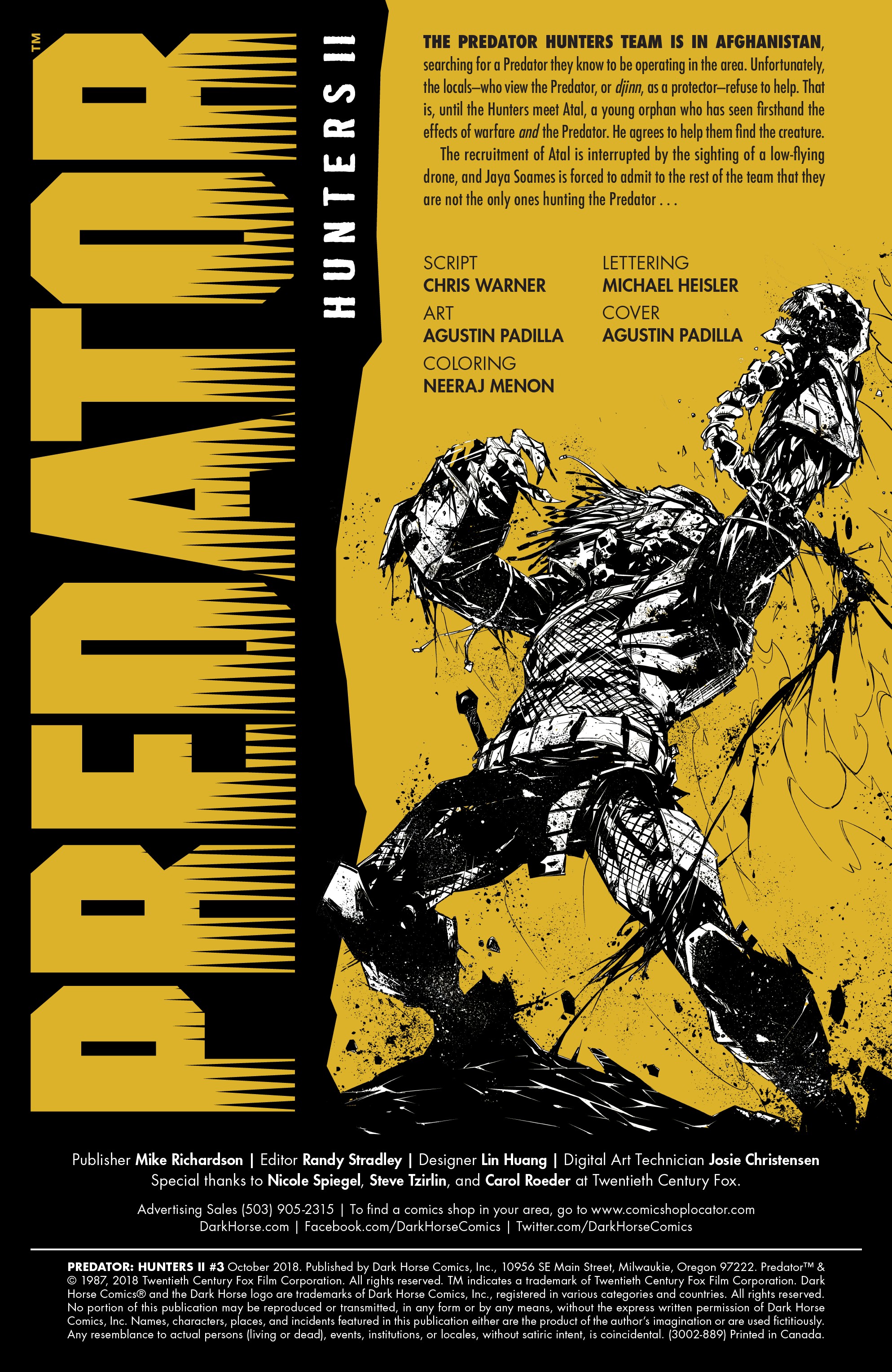 Predator: Hunters II (2018-): Chapter 3 - Page 2
