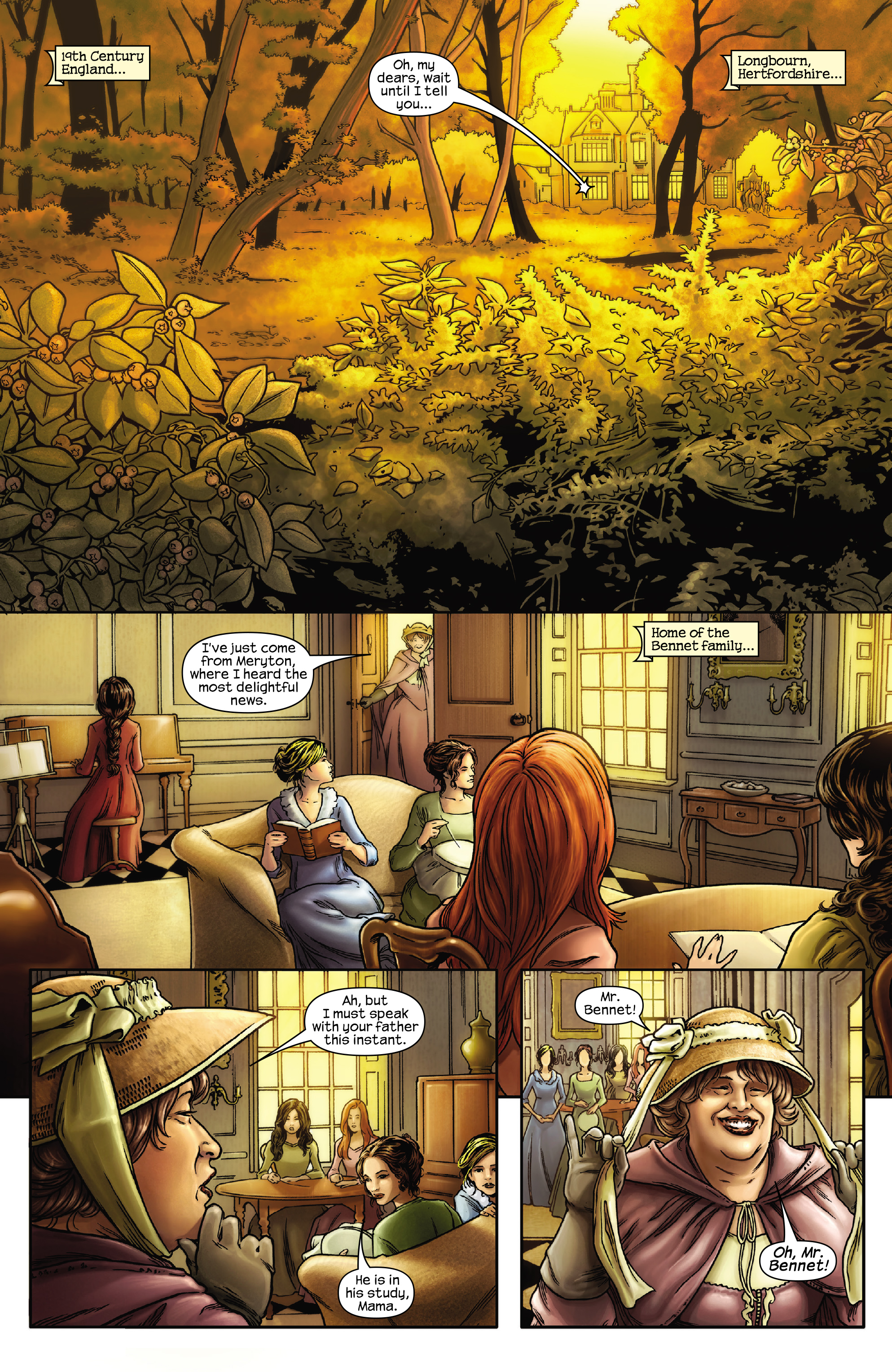 Pride and Prejudice (2010) (TPB): Chapter 1 - Page 8