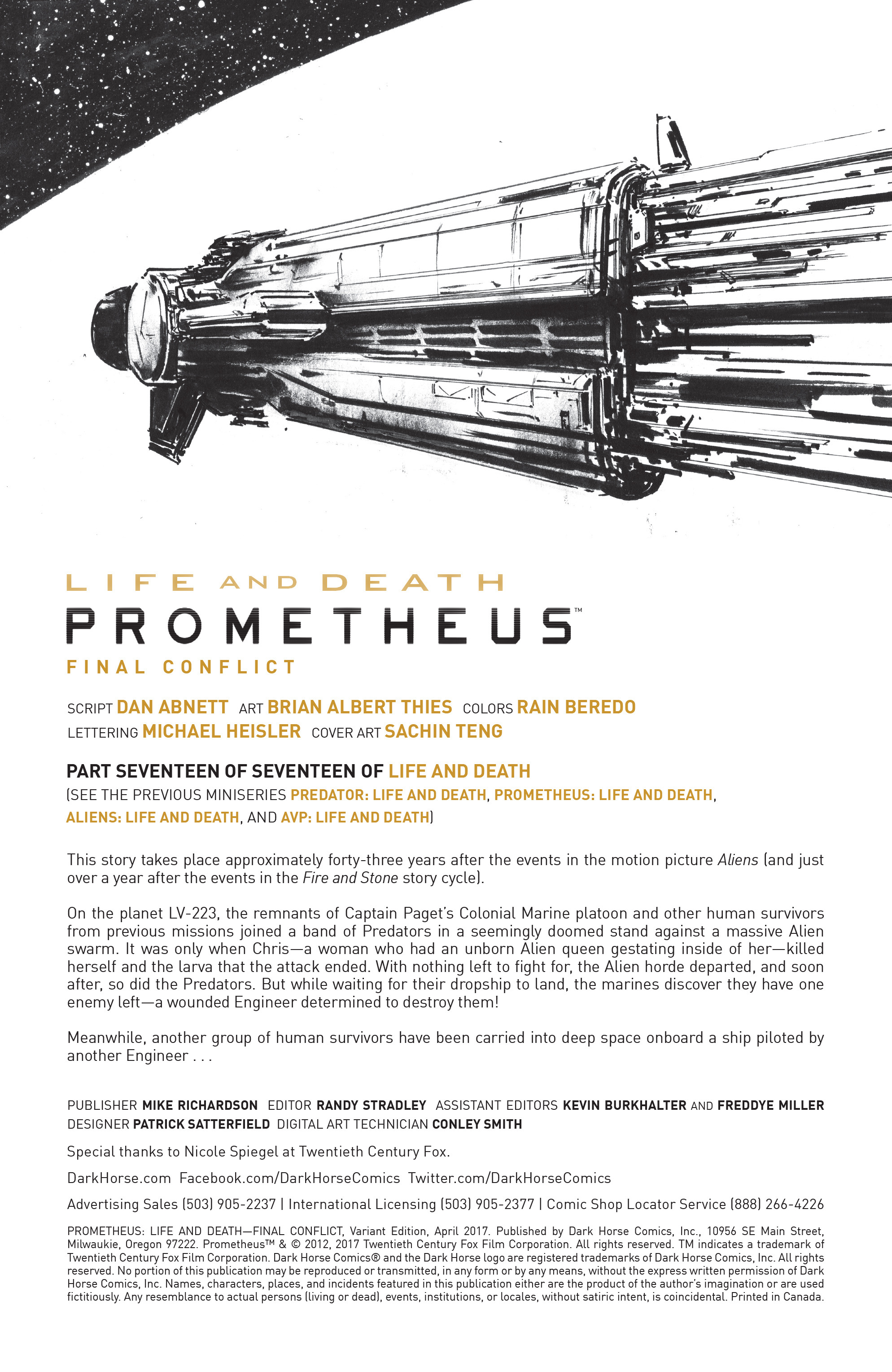 Prometheus: Life and Death (One-shot): Chapter 1 - Page 4