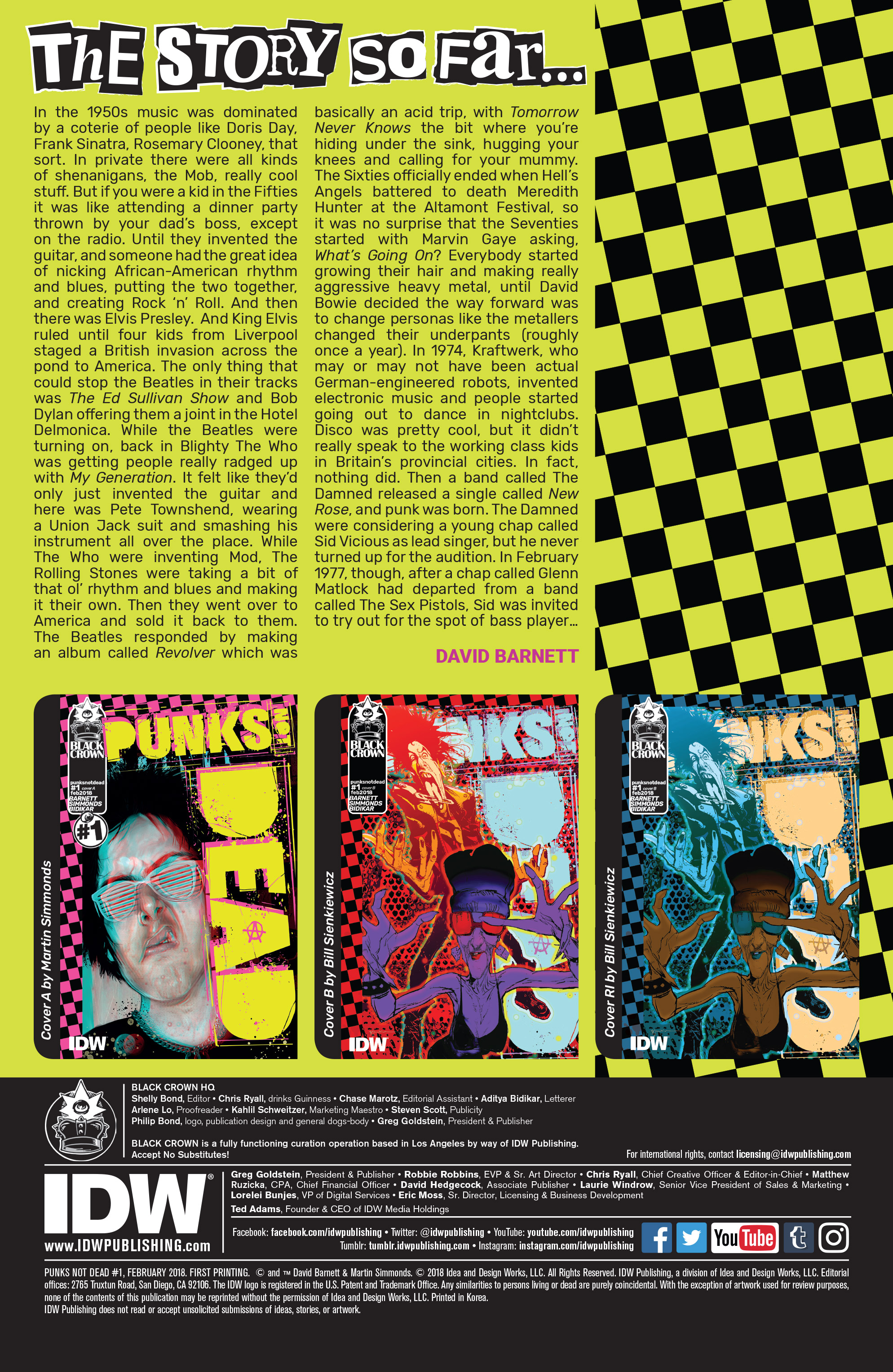 Punks Not Dead (2018): Chapter 1 - Page 2