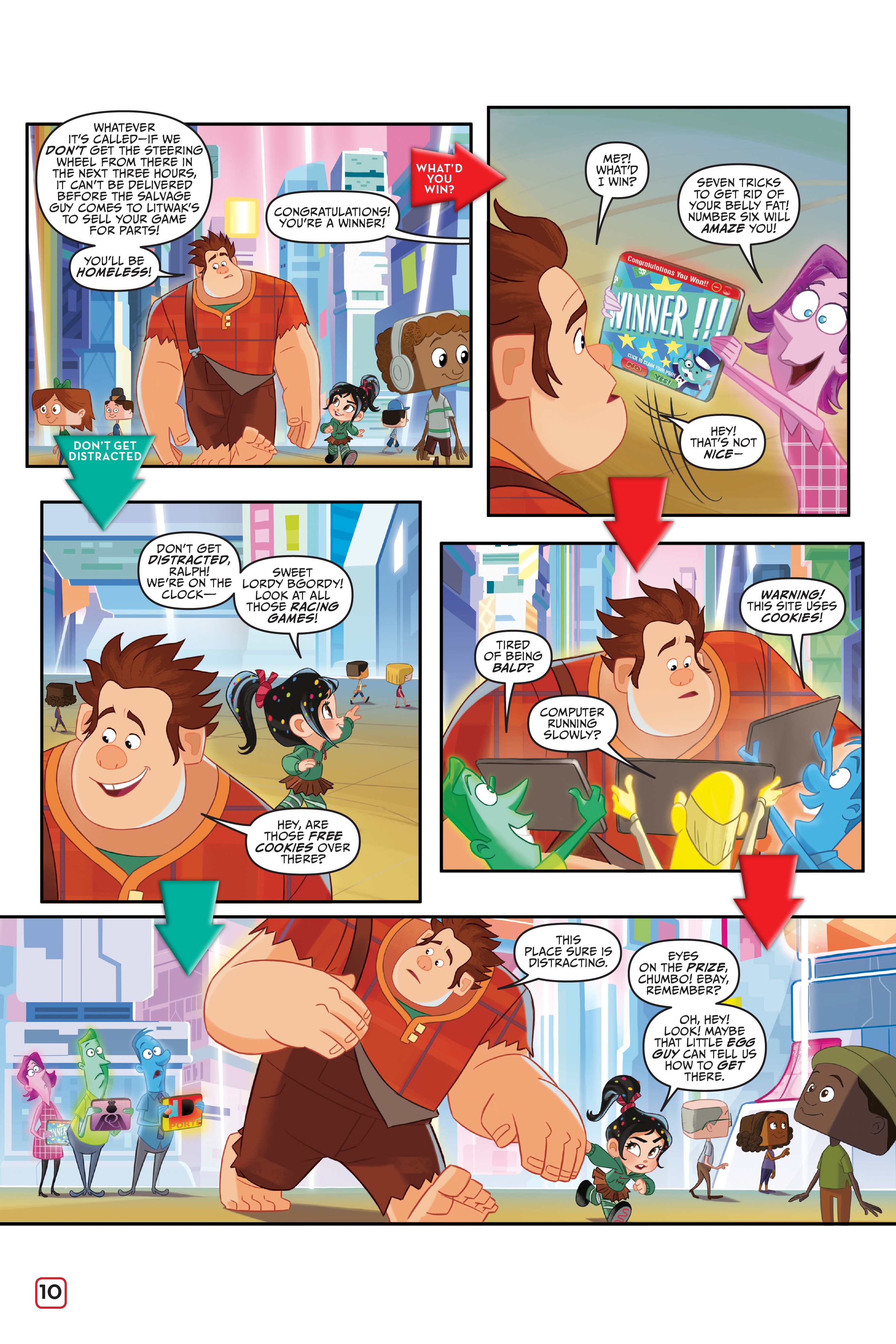 Ralph Breaks The Internet: Click Start--A Select-Your-Story Adventure (2018): Chapter 1 - Page 9