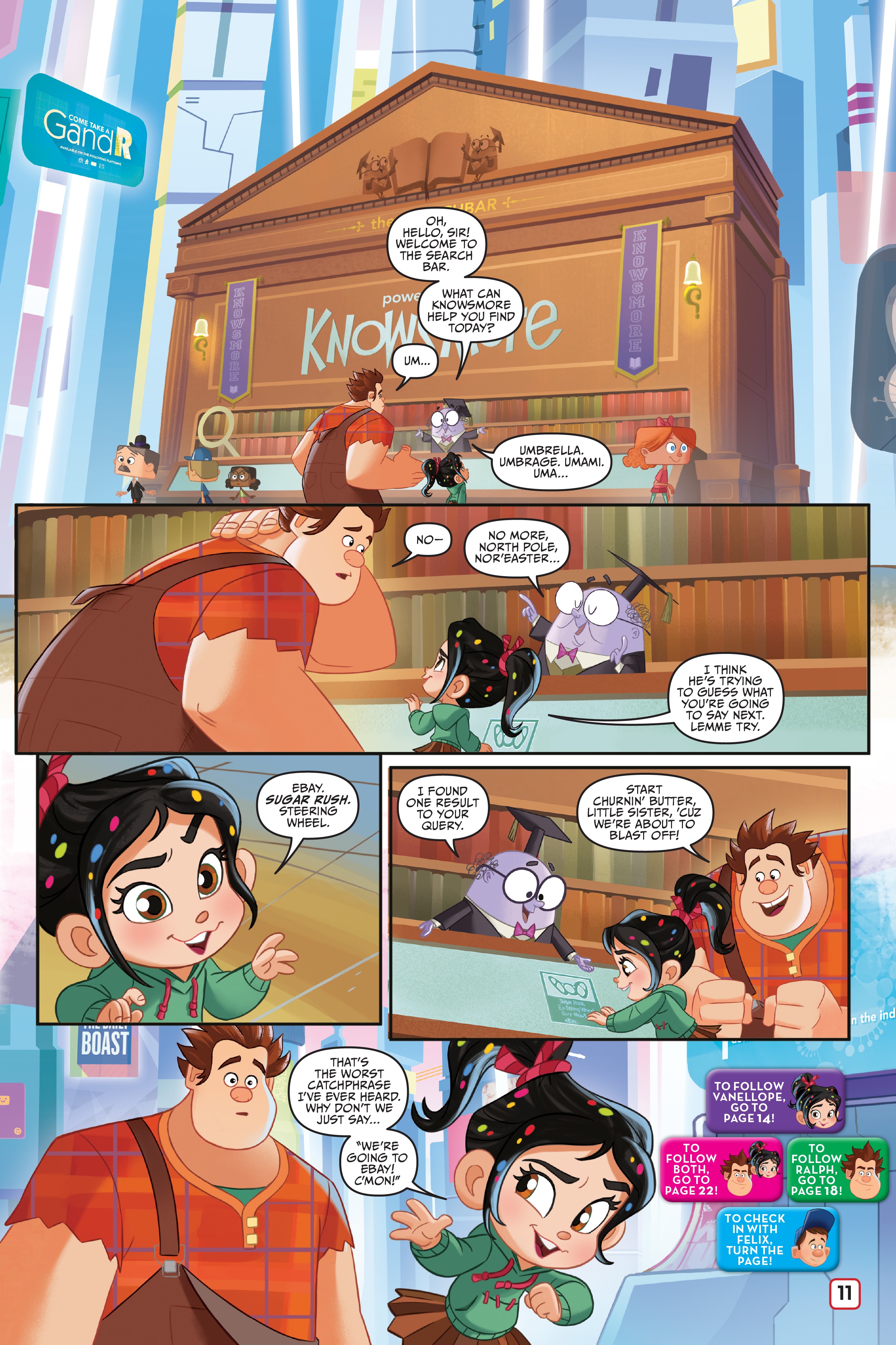 Ralph Breaks The Internet: Click Start--A Select-Your-Story Adventure (2018): Chapter 1 - Page 10