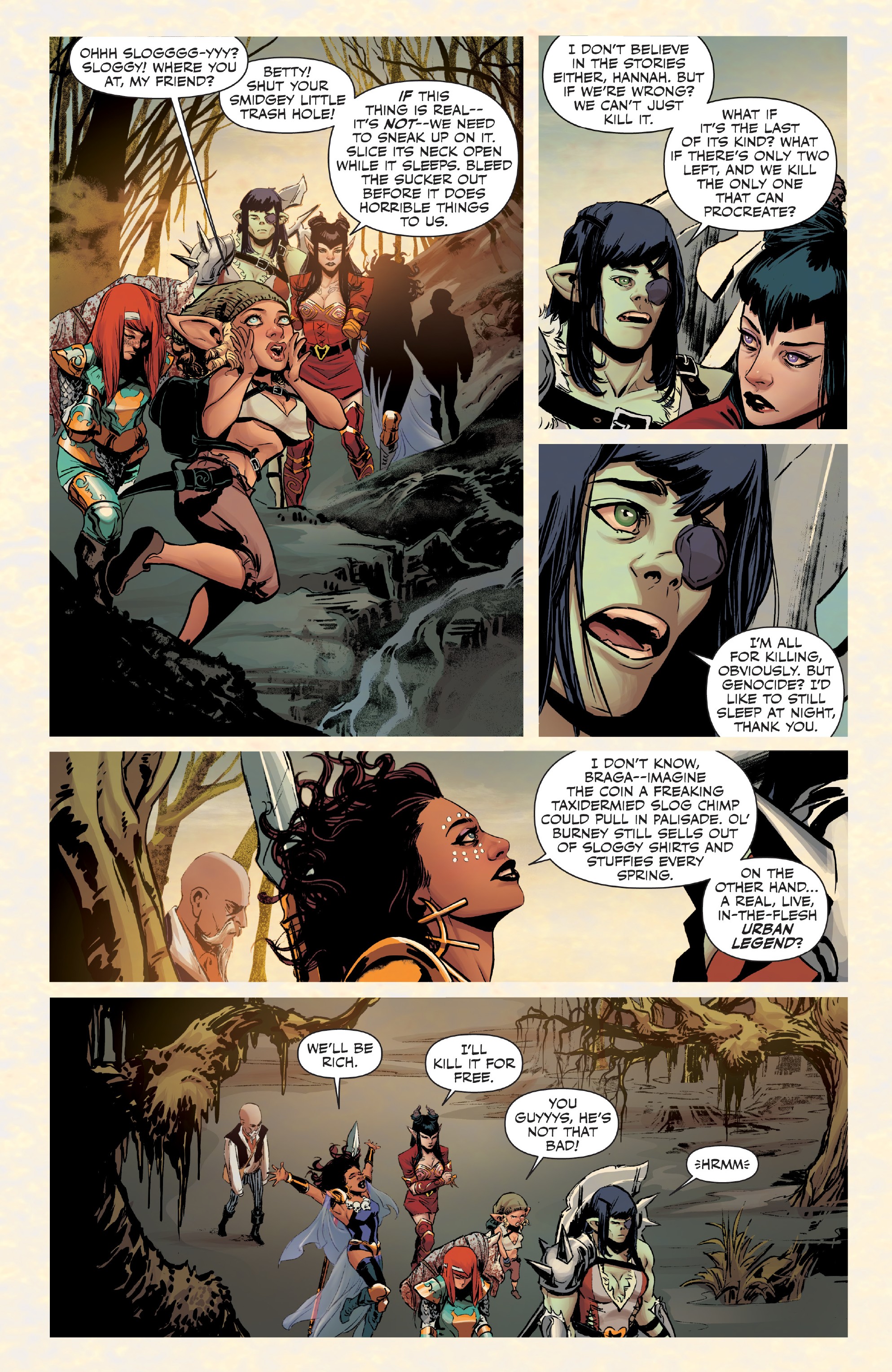 Rat Queens Special: Swamp Romp (2019): Chapter 1 - Page 7