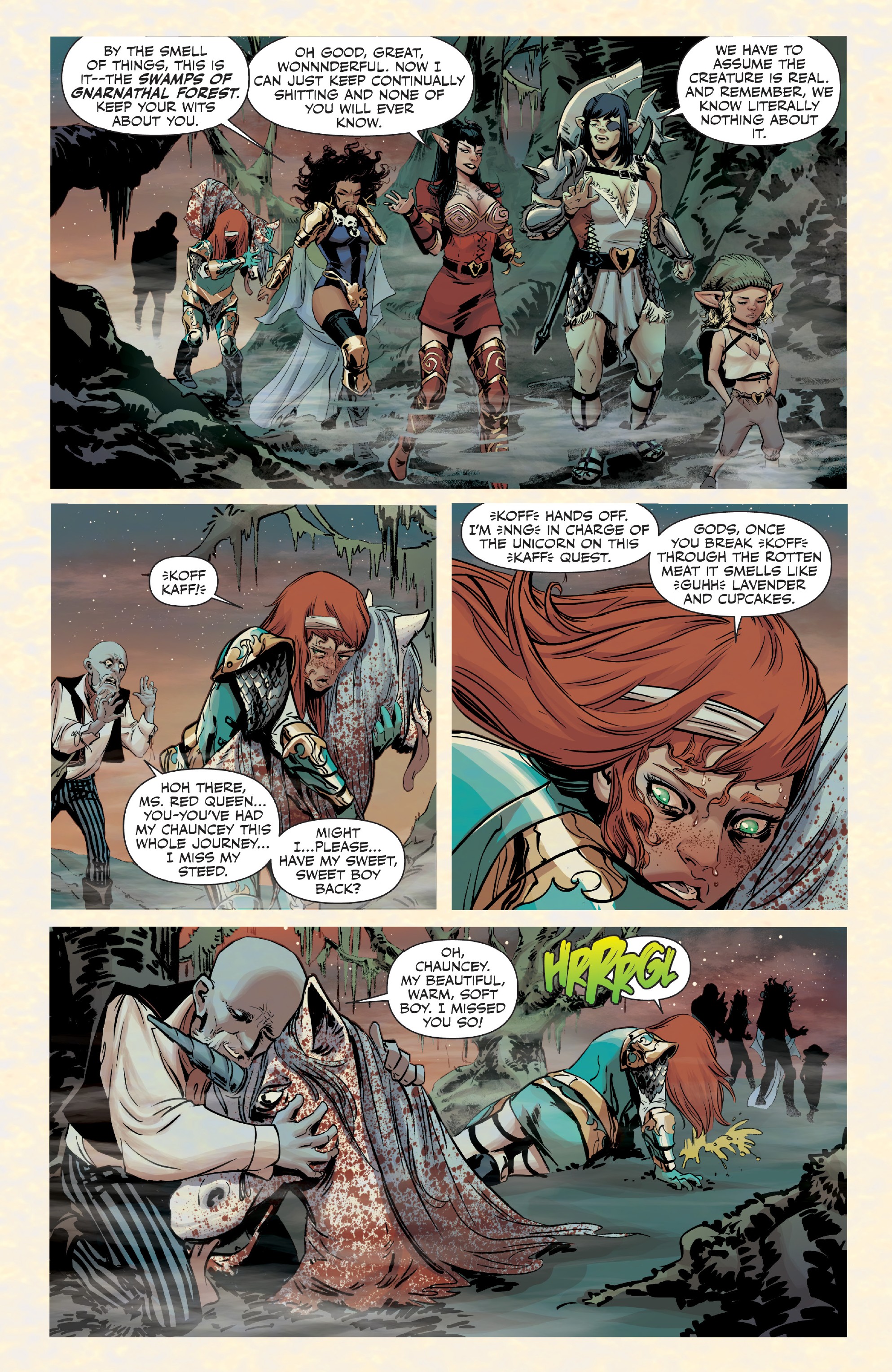 Rat Queens Special: Swamp Romp (2019): Chapter 1 - Page 8