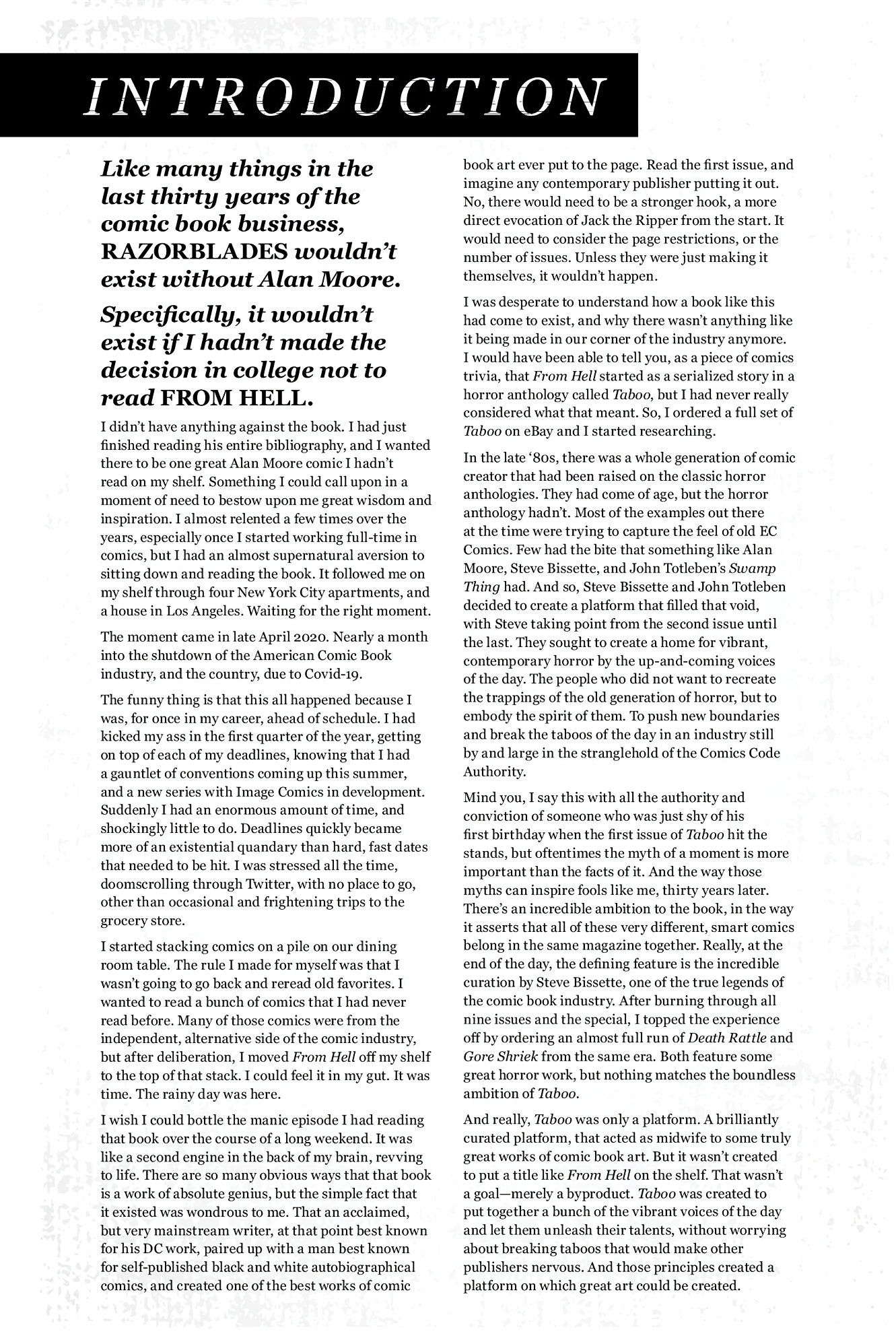 Razorblades: The Horror Magazine Year One Omnibus (2022): Chapter 1 - Page 8
