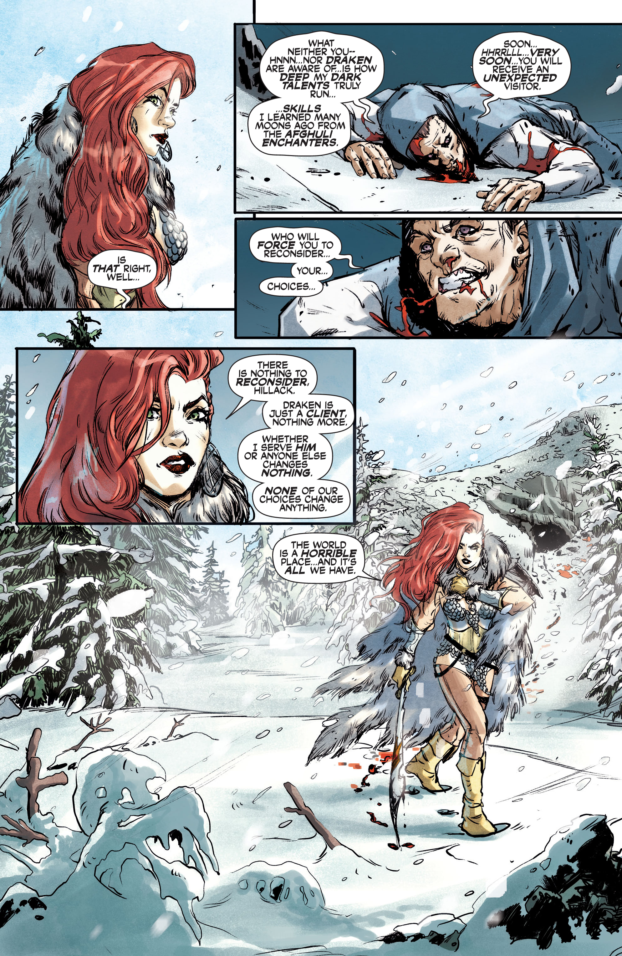 Red Sonja 2021 Holiday Special (2021): Chapter 1 - Page 6