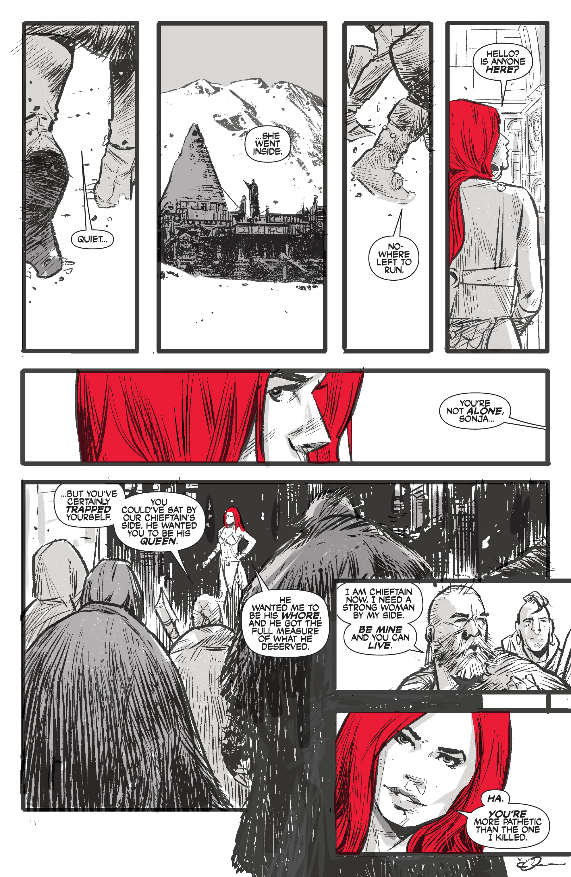 Red Sonja: Black, White, Red (2021-): Chapter 7 - Page 9